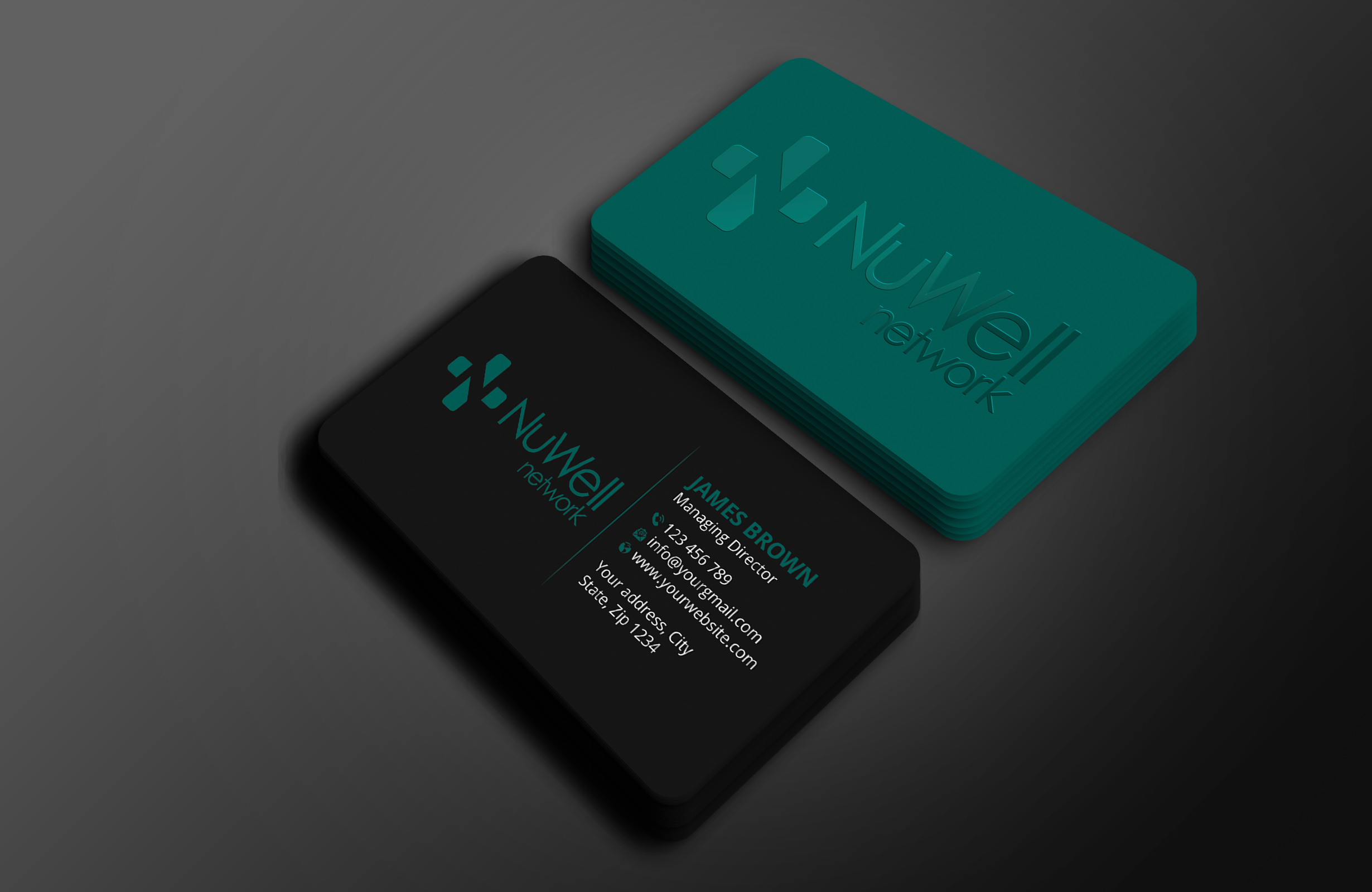 Visitenkarten-Design von Expert Bappy für NuWell Network  | Design #33118544