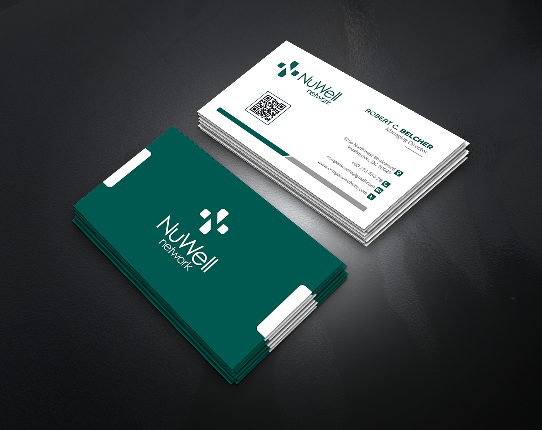 Business Card Design by artbitin for NuWell Network  | Design #33120348