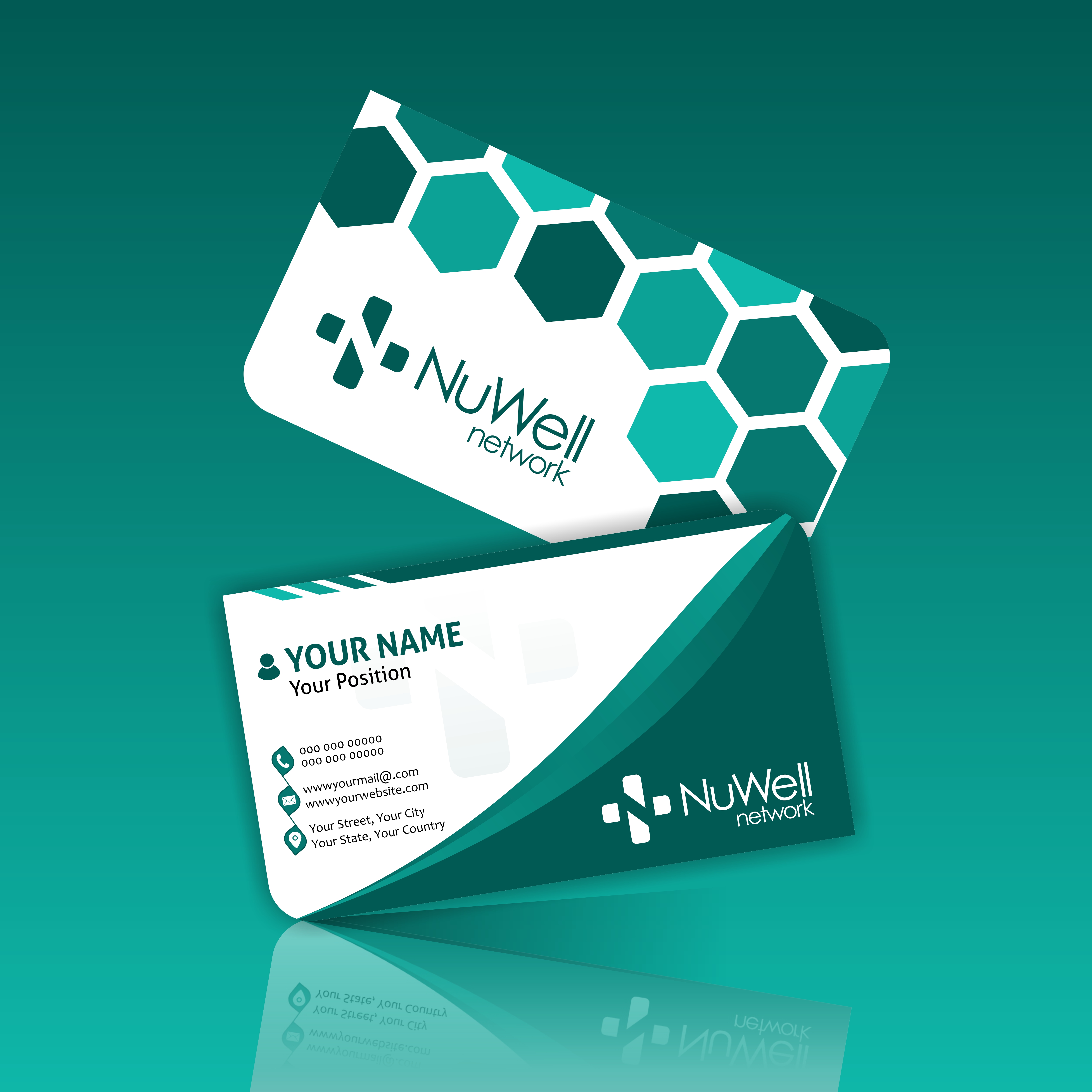 Business Card Design by SR Graphics G for NuWell Network  | Design #33148924