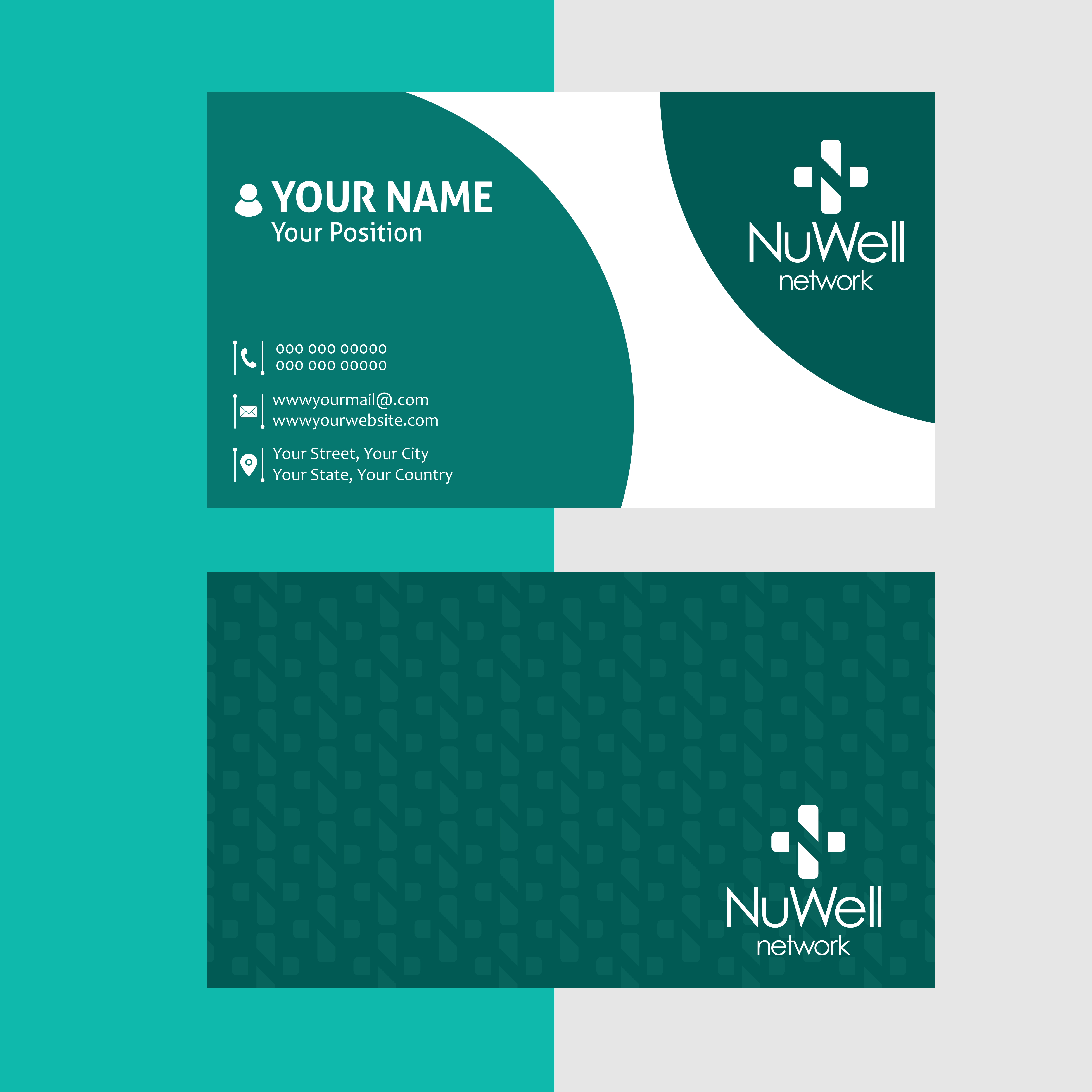 Diseño de Tarjeta de Presentación por SR Graphics G para NuWell Network  | Diseño #33148935