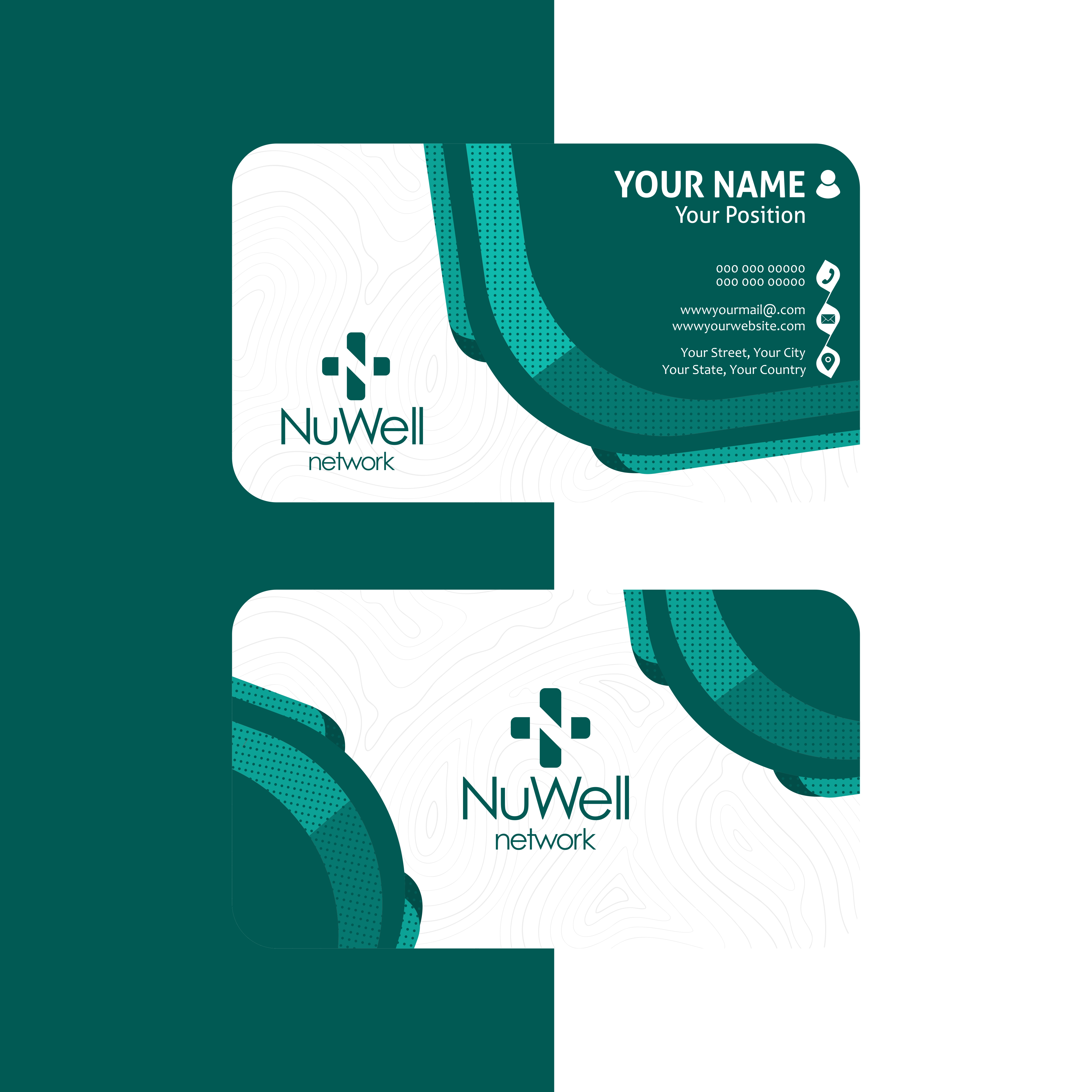 Diseño de Tarjeta de Presentación por SR Graphics G para NuWell Network  | Diseño #33148936