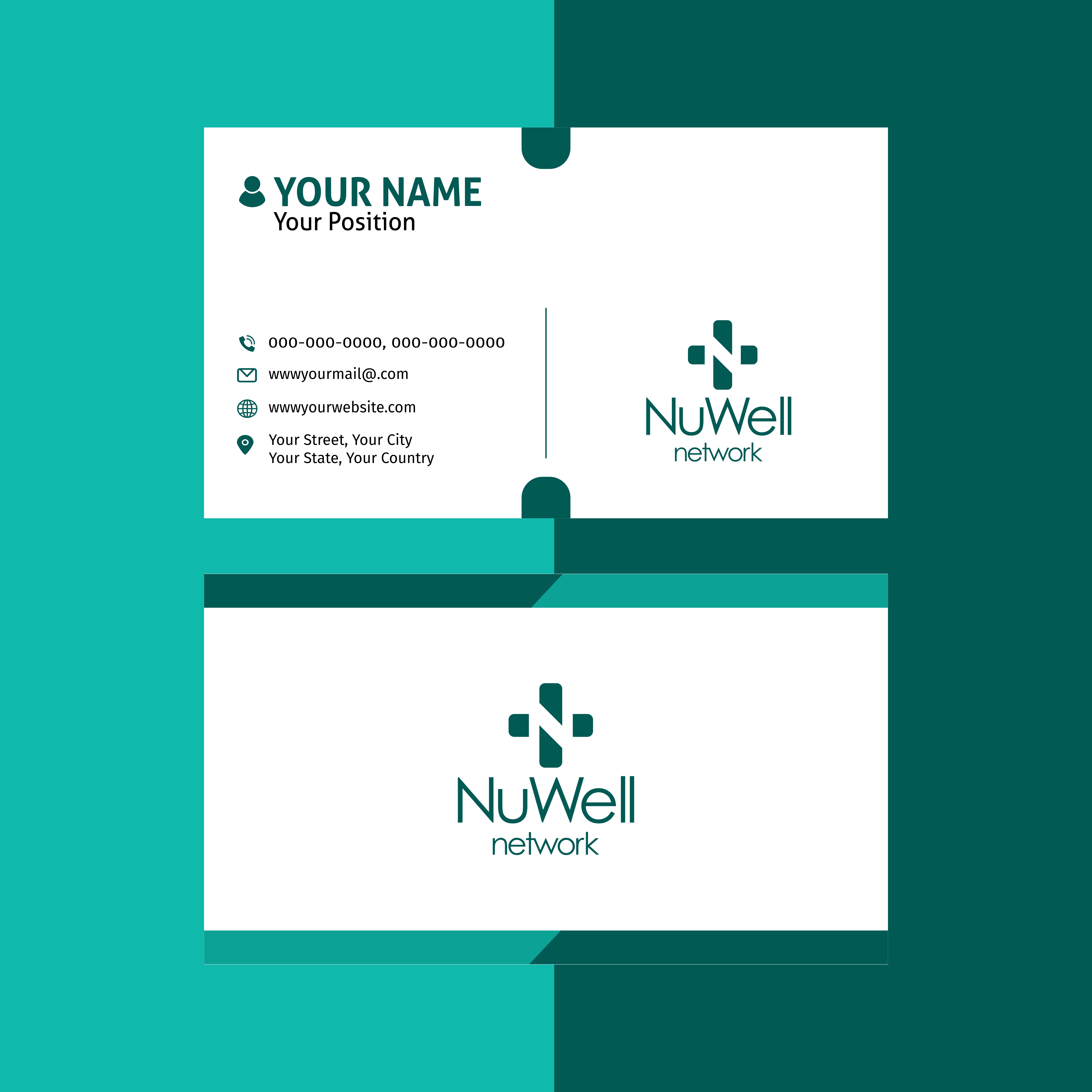 Business Card Design by SR Graphics G for NuWell Network  | Design #33148937