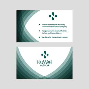 Business Card Design by RG Graphix 360 for NuWell Network  | Design: #33148921