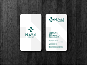 Diseño de Tarjeta de Presentación por Atvento Graphics para NuWell Network  | Diseño: #33122756