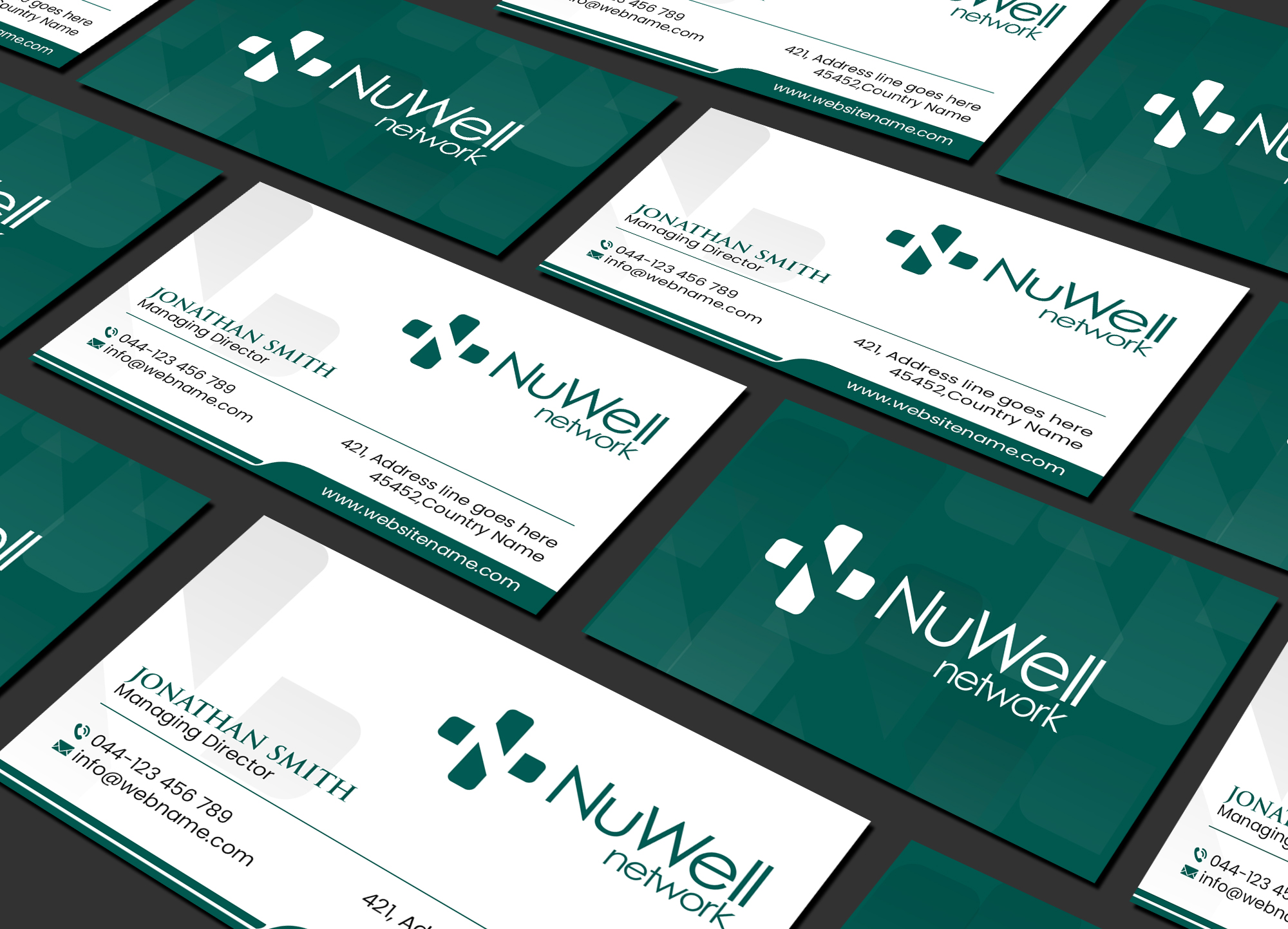 Design de Carte de Visite par Creations Box 2015 pour NuWell Network  | Design #33151491