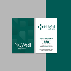 Business Card Design by Creations Box 2015 for NuWell Network  | Design: #33151494