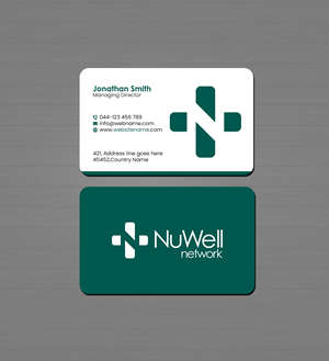 Business Card Design by Creations Box 2015 for NuWell Network  | Design: #33151496