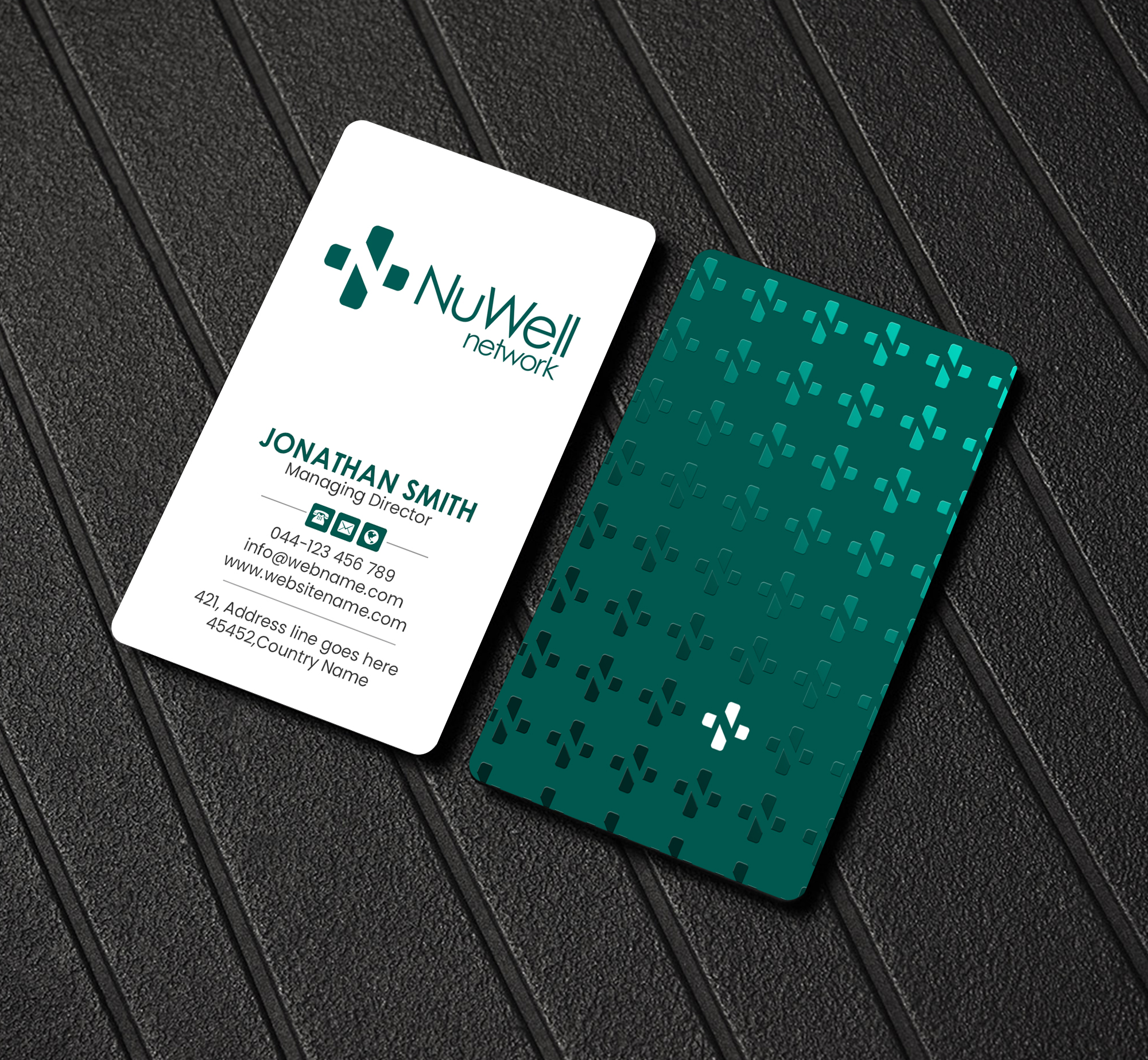 Diseño de Tarjeta de Presentación por Creations Box 2015 para NuWell Network  | Diseño #33151508