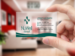 Business Card Design by Creations Box 2015 for NuWell Network  | Design: #33156478