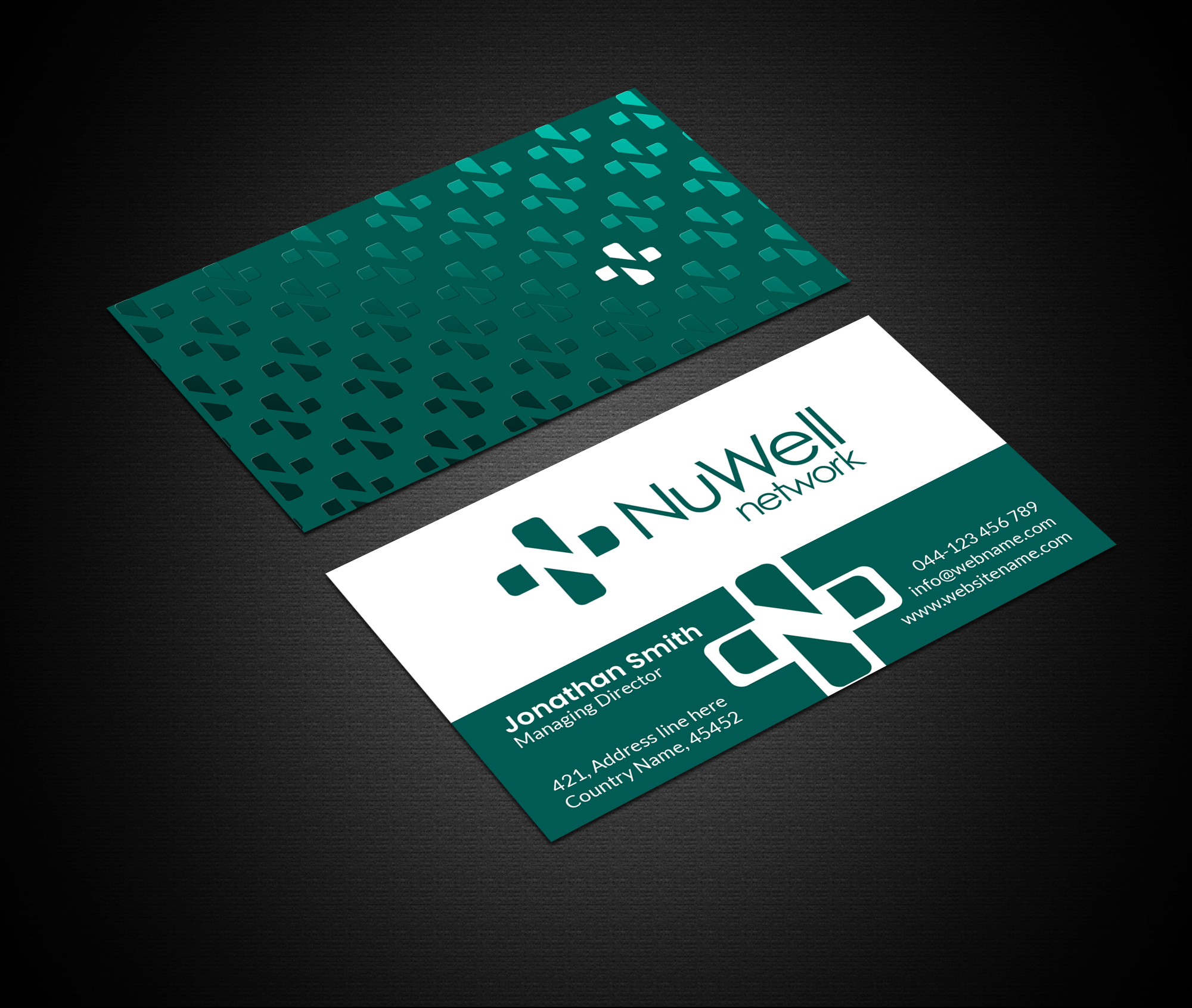 Business Card Design by Creations Box 2015 for NuWell Network  | Design #33156499