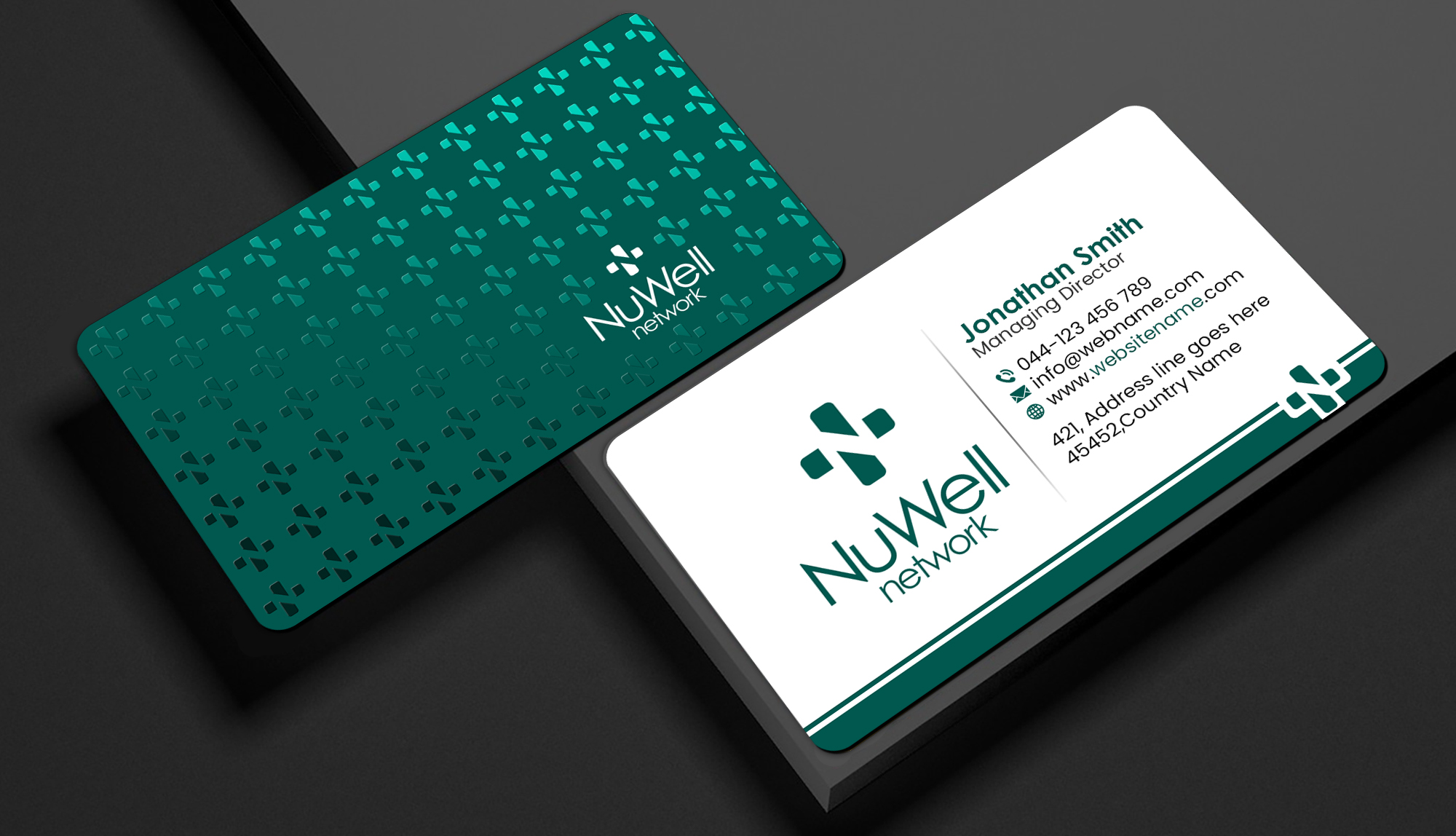 Business Card Design by Creations Box 2015 for NuWell Network  | Design #33156505