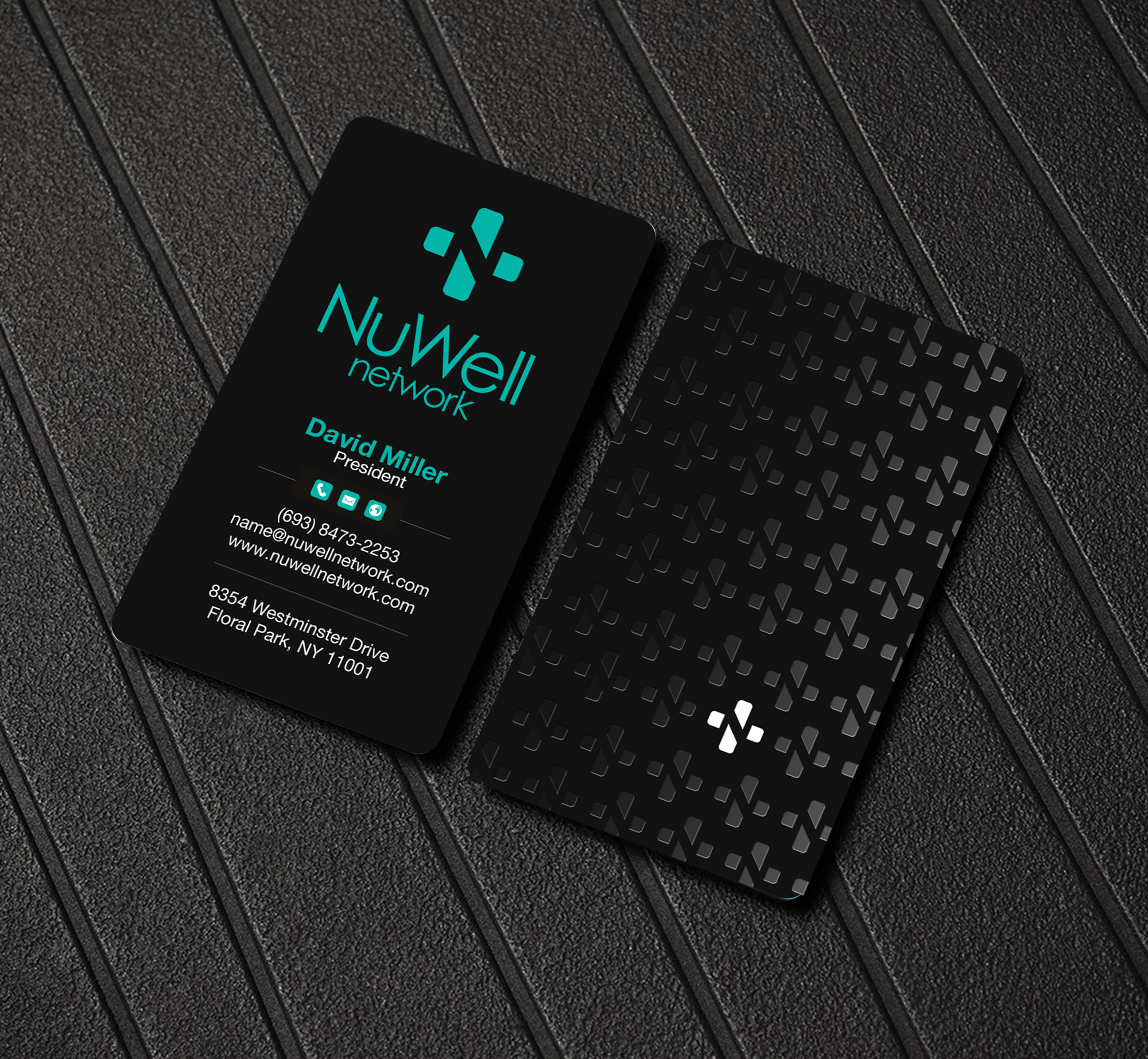 Business Card Design by Brand aid for NuWell Network  | Design #33149519