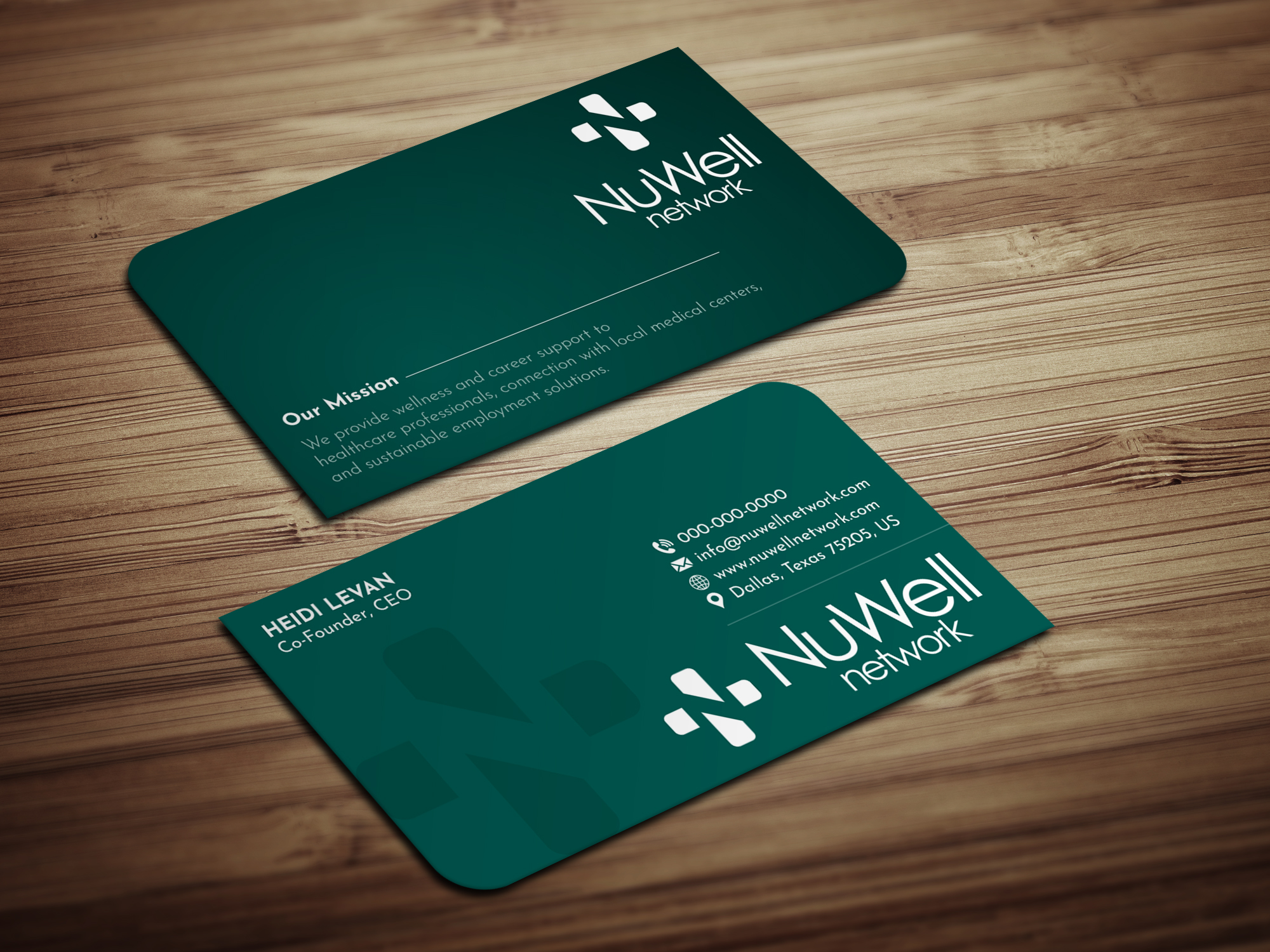 Visitenkarten-Design von Magic of Art für NuWell Network  | Design #33121064