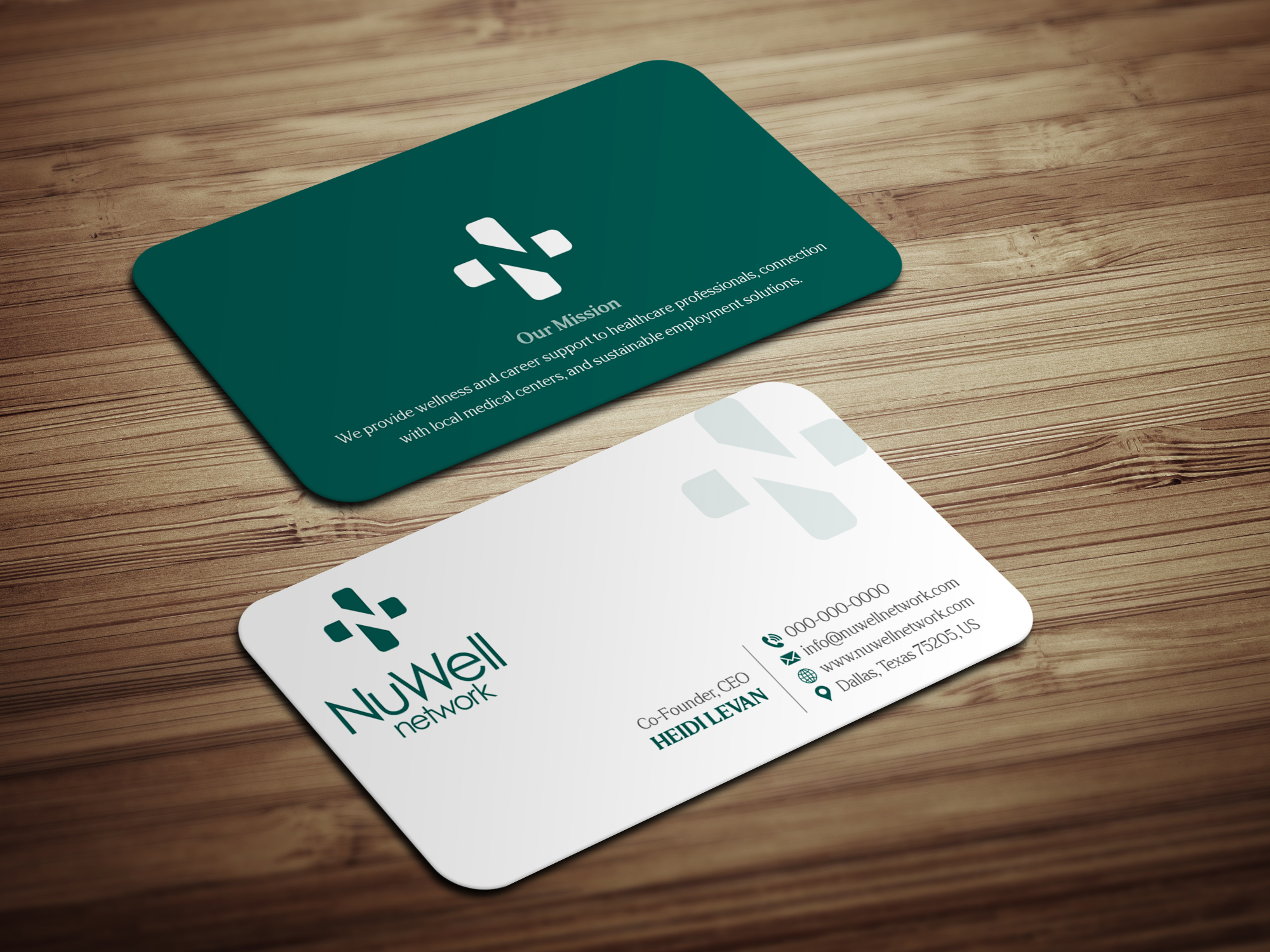 Visitenkarten-Design von Magic of Art für NuWell Network  | Design #33121069