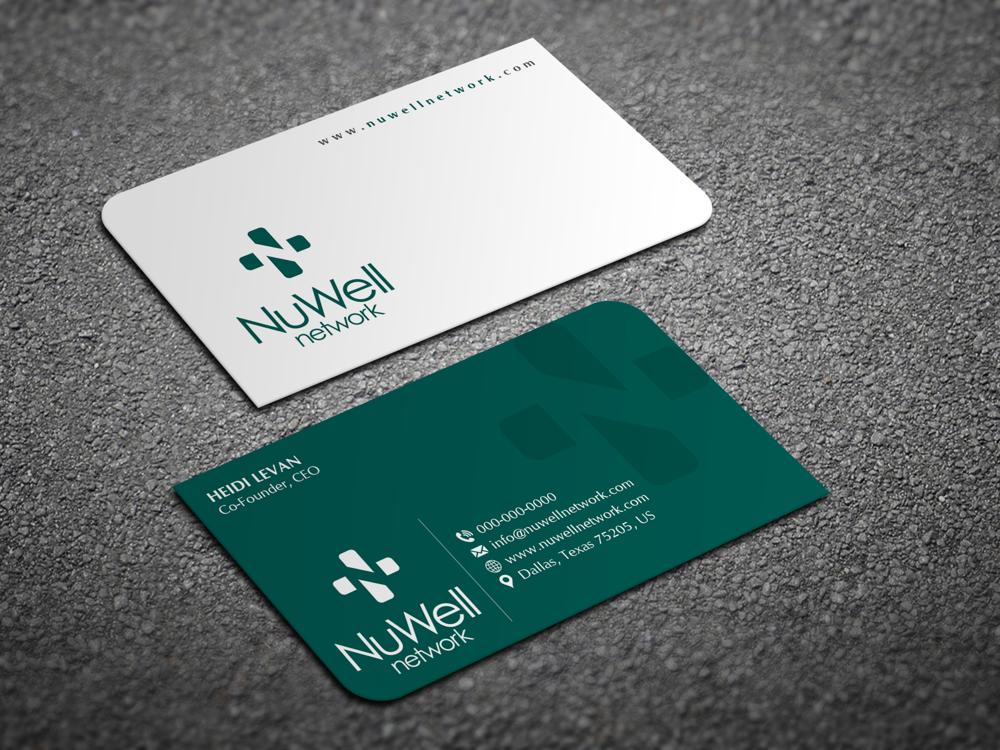 Visitenkarten-Design von Magic of Art für NuWell Network  | Design #33121070