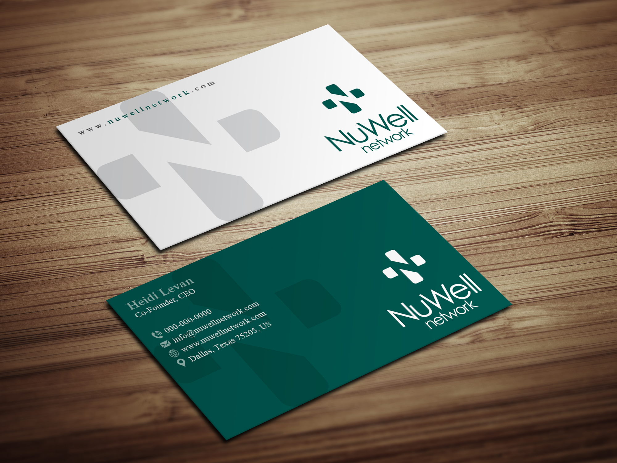 Business Card Design by Magic of Art for NuWell Network  | Design #33121071