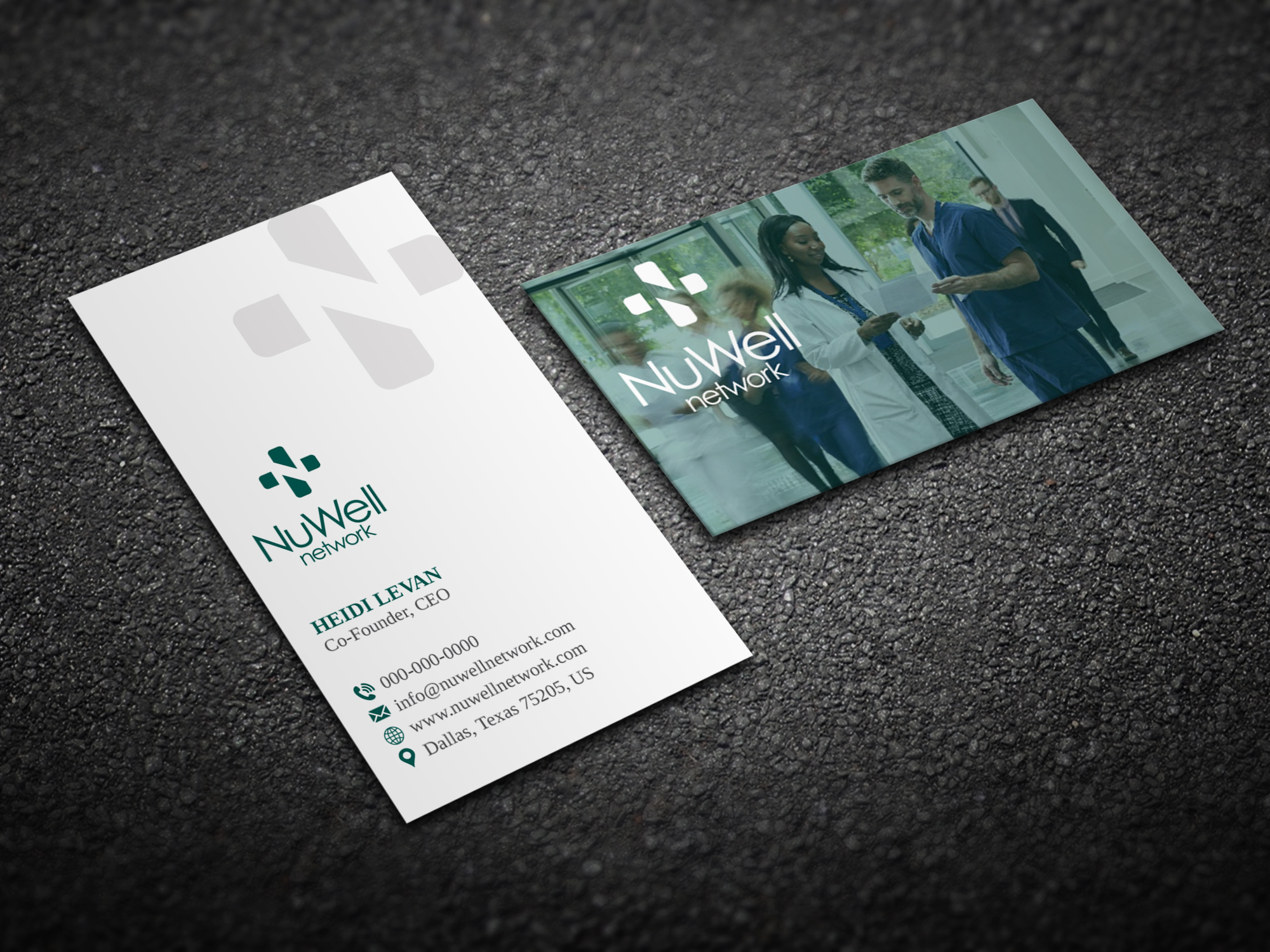 Visitenkarten-Design von Magic of Art für NuWell Network  | Design #33121295