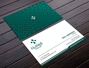 Visitenkarten-Design von Tripti Ranjan Gain für NuWell Network  | Design: #33151093
