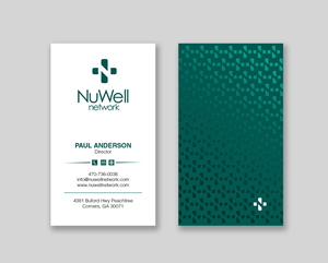 Business Card Design by Tripti Ranjan Gain for NuWell Network  | Design: #33151116