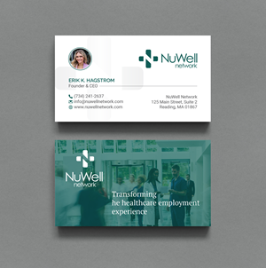 Business Card Design by R.design for NuWell Network  | Design: #33119580