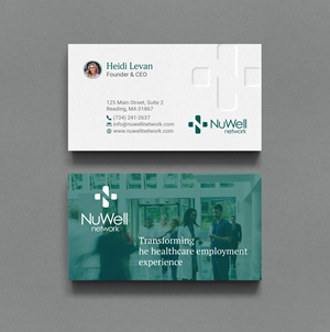 Business Card Design by R.design for NuWell Network  | Design: #33119867