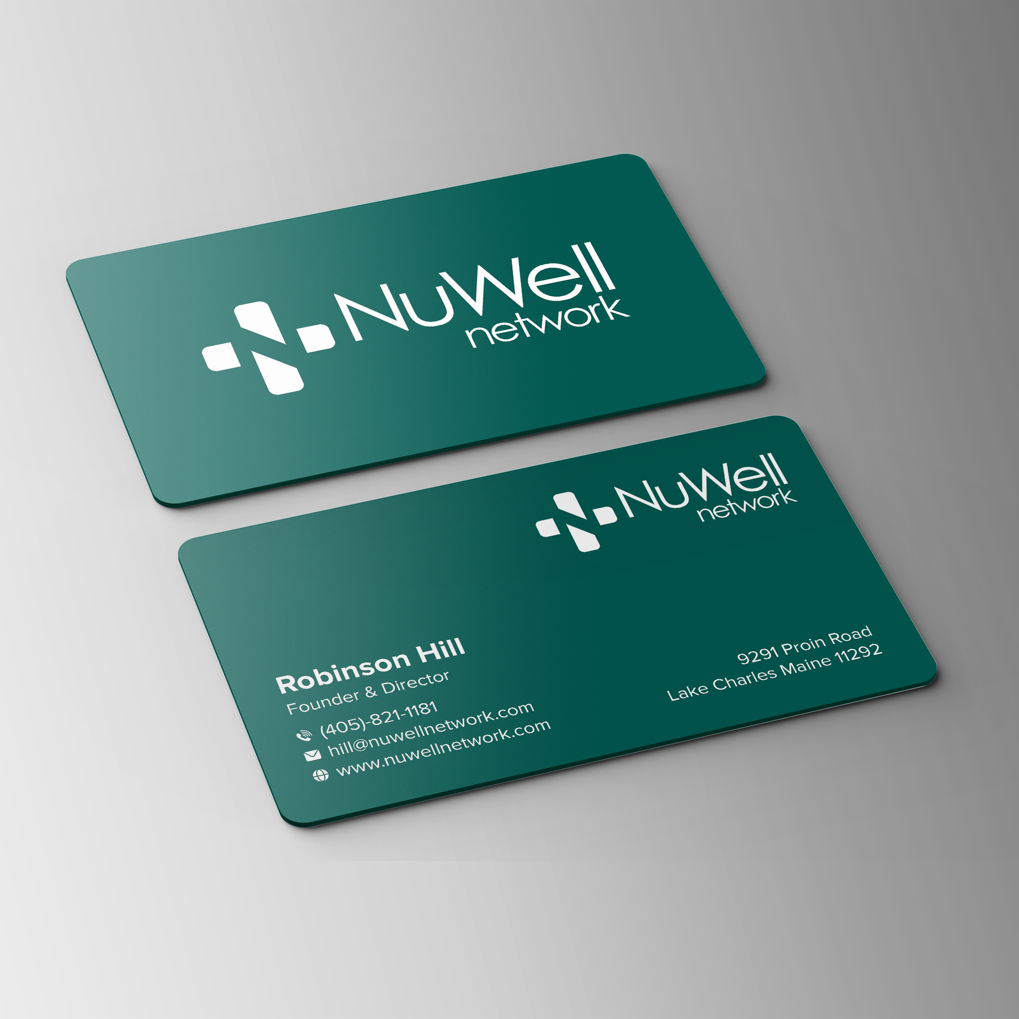 Business Card Design by Bikash Das for NuWell Network  | Design #33118087