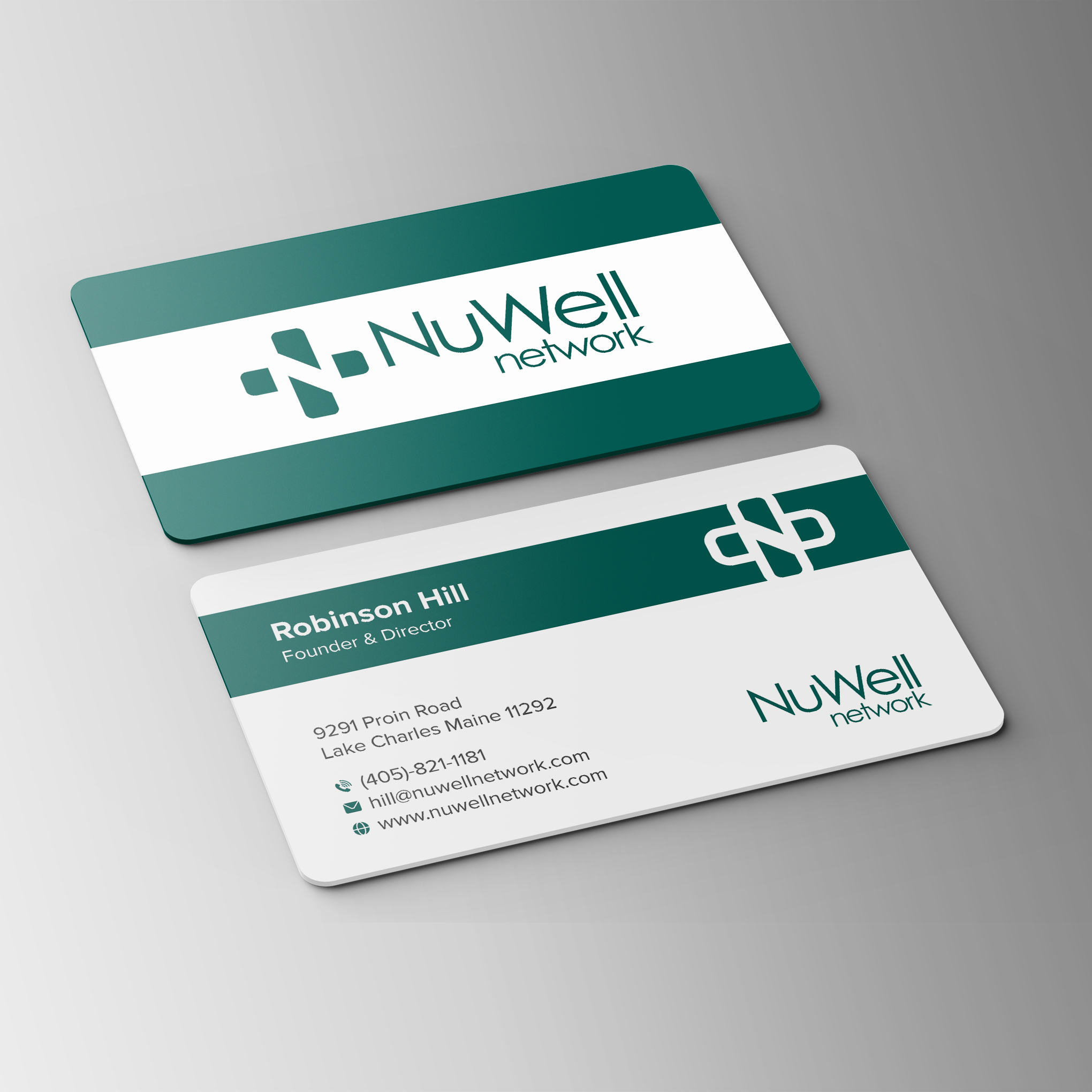 Business Card Design by Bikash Das for NuWell Network  | Design #33132125