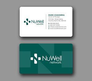 Business Card Design by Uttom 2 for NuWell Network  | Design: #33118039
