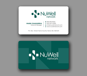 Business Card Design by Uttom 2 for NuWell Network  | Design: #33118040
