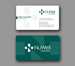 Business Card Design by Uttom 2 for NuWell Network  | Design: #33118045