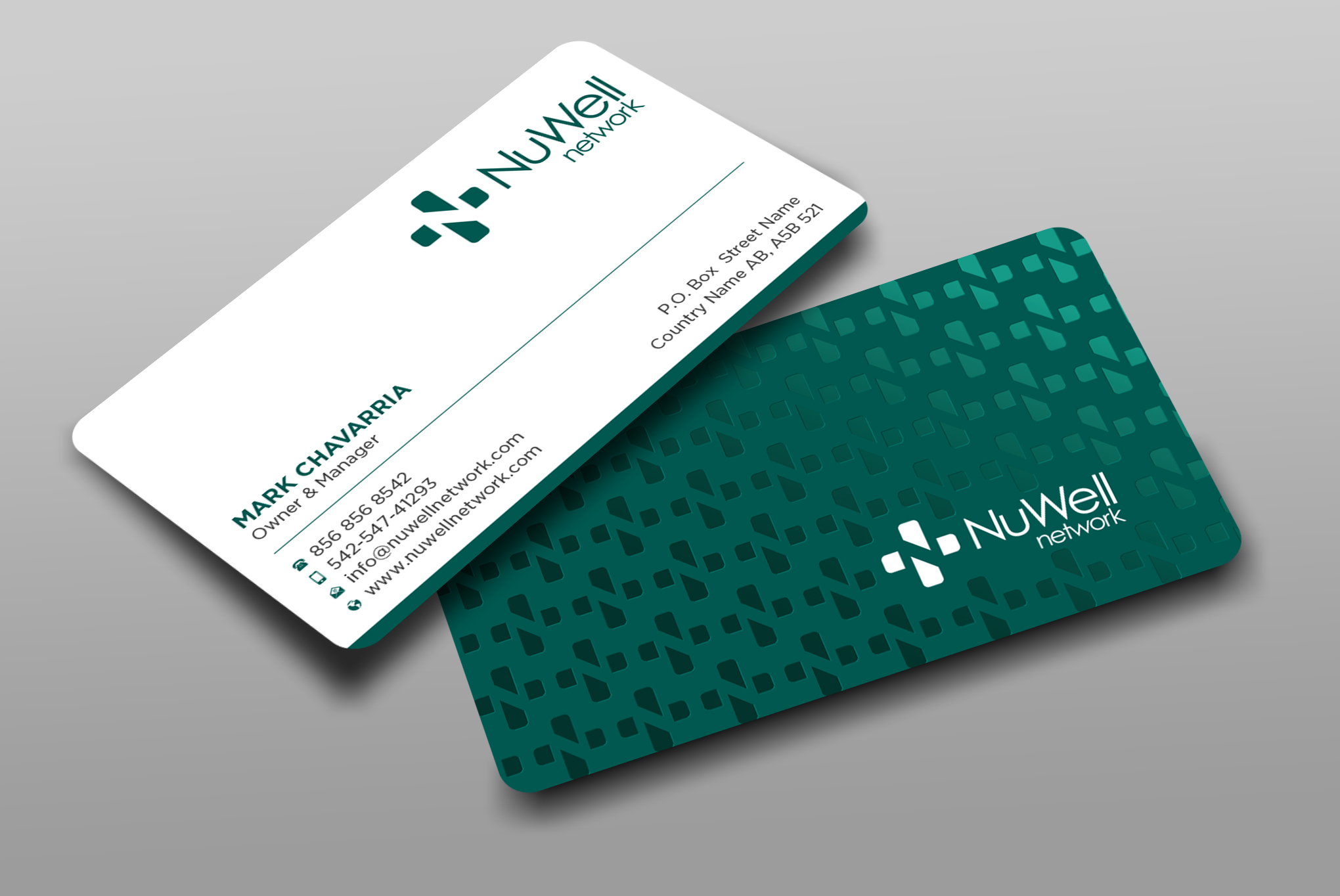 Visitenkarten-Design von Uttom 2 für NuWell Network  | Design #33118132