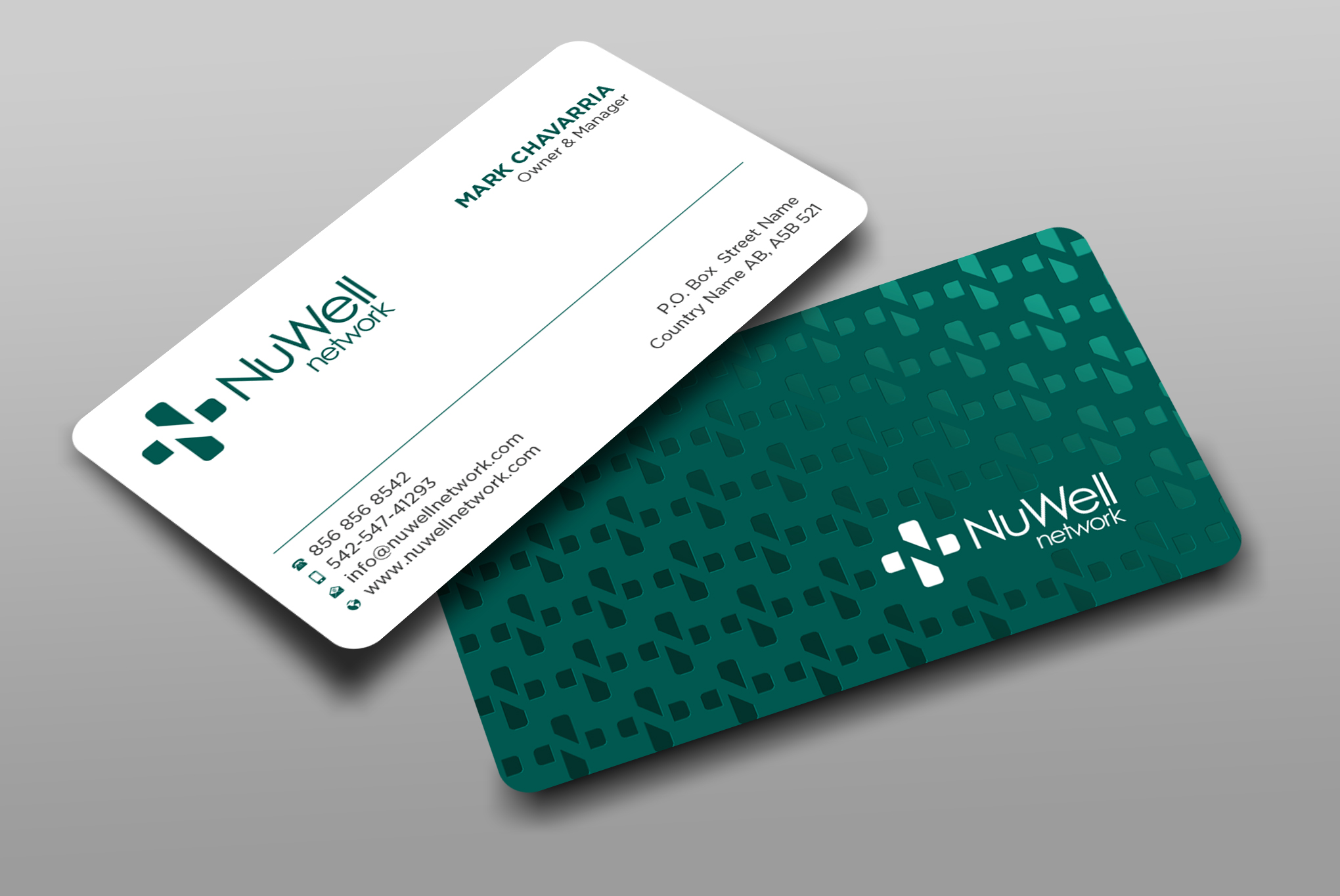 Visitenkarten-Design von Uttom 2 für NuWell Network  | Design #33118135