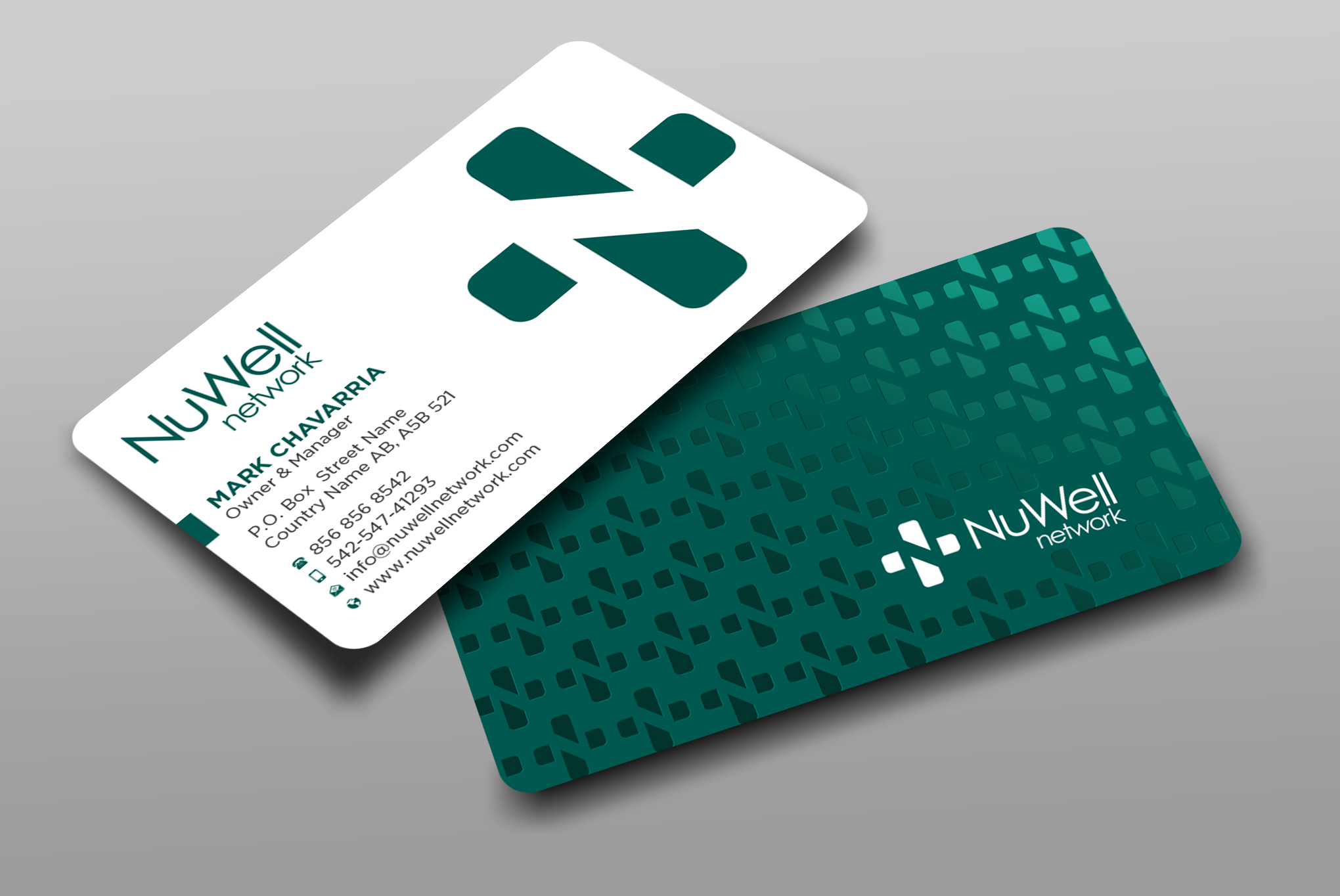 Visitenkarten-Design von Uttom 2 für NuWell Network  | Design #33118175