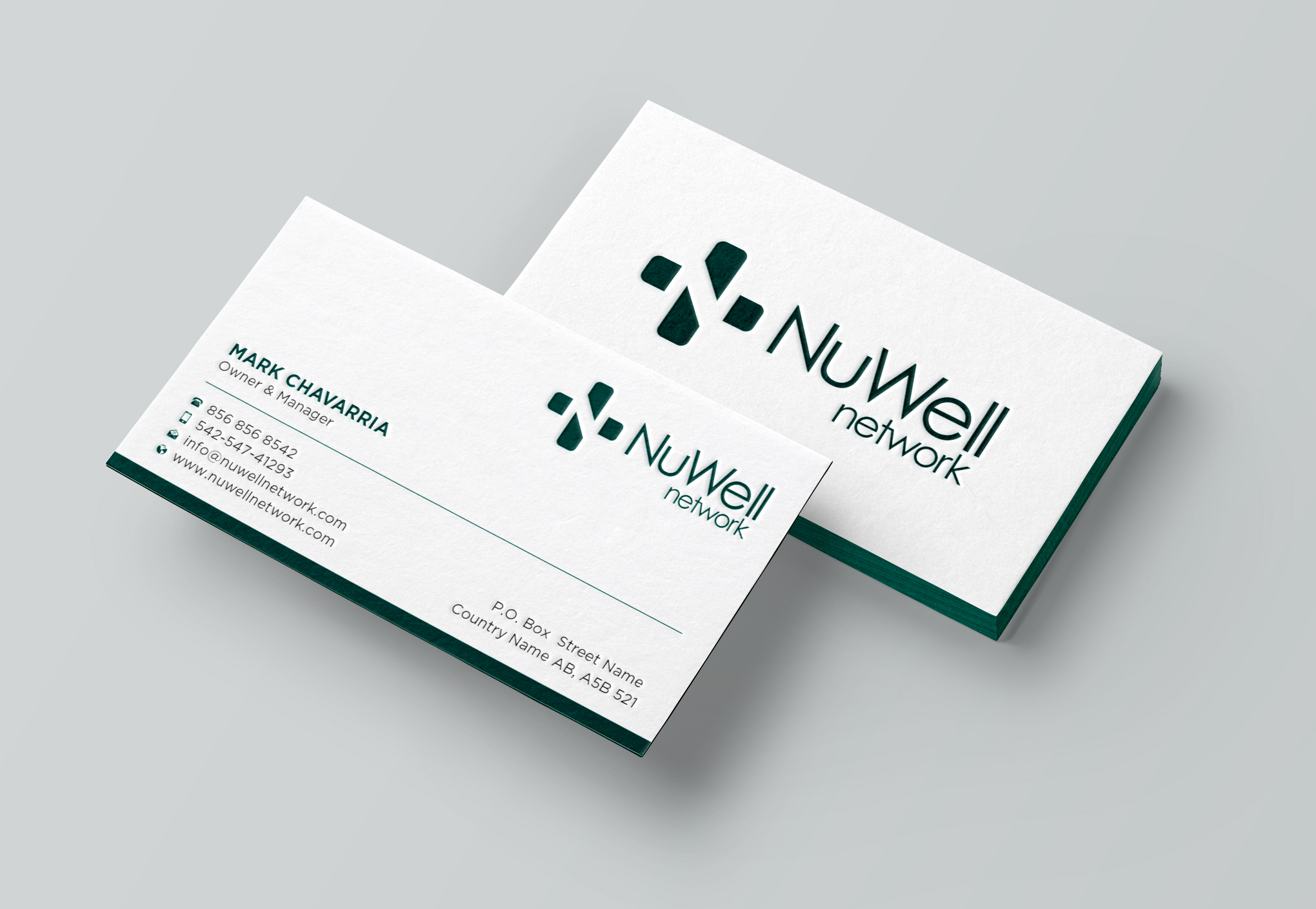 Business Card Design by Uttom 2 for NuWell Network  | Design #33118204
