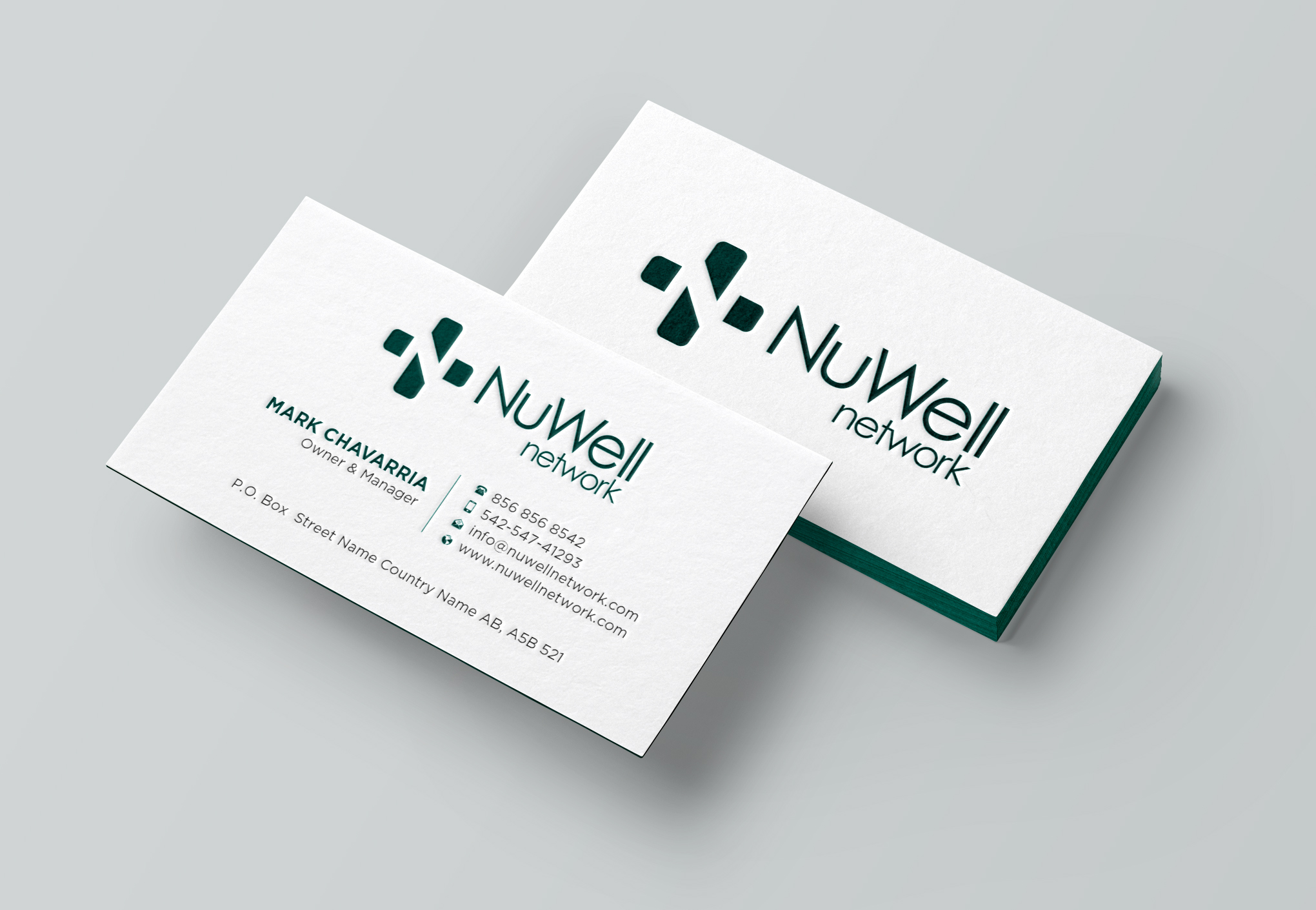 Visitenkarten-Design von Uttom 2 für NuWell Network  | Design #33118205