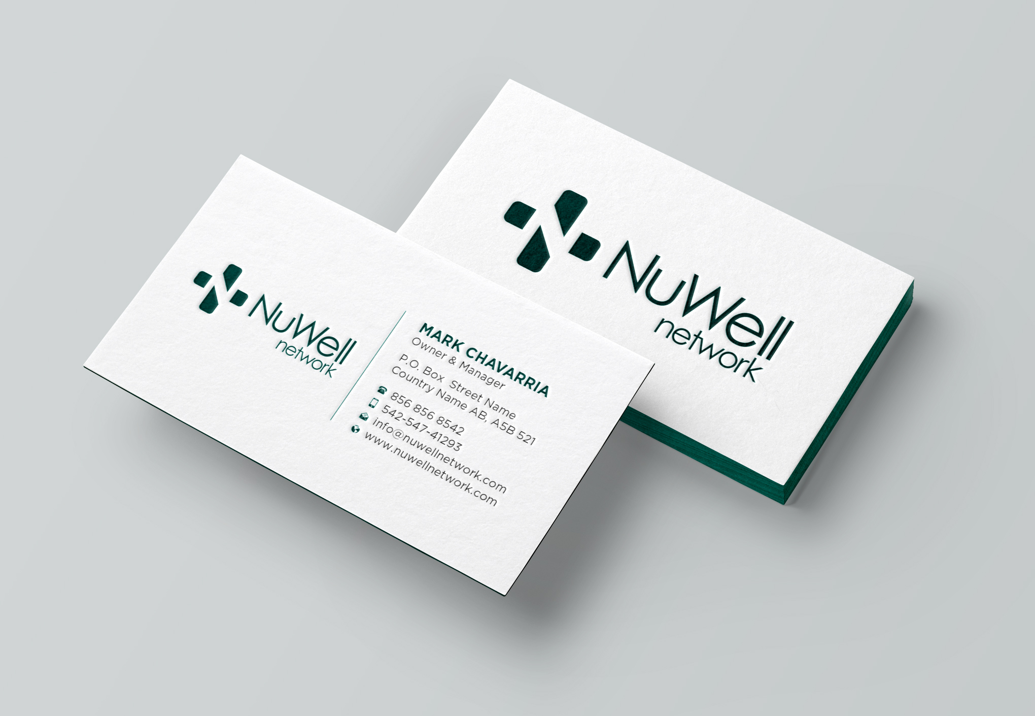 Visitenkarten-Design von Uttom 2 für NuWell Network  | Design #33118206