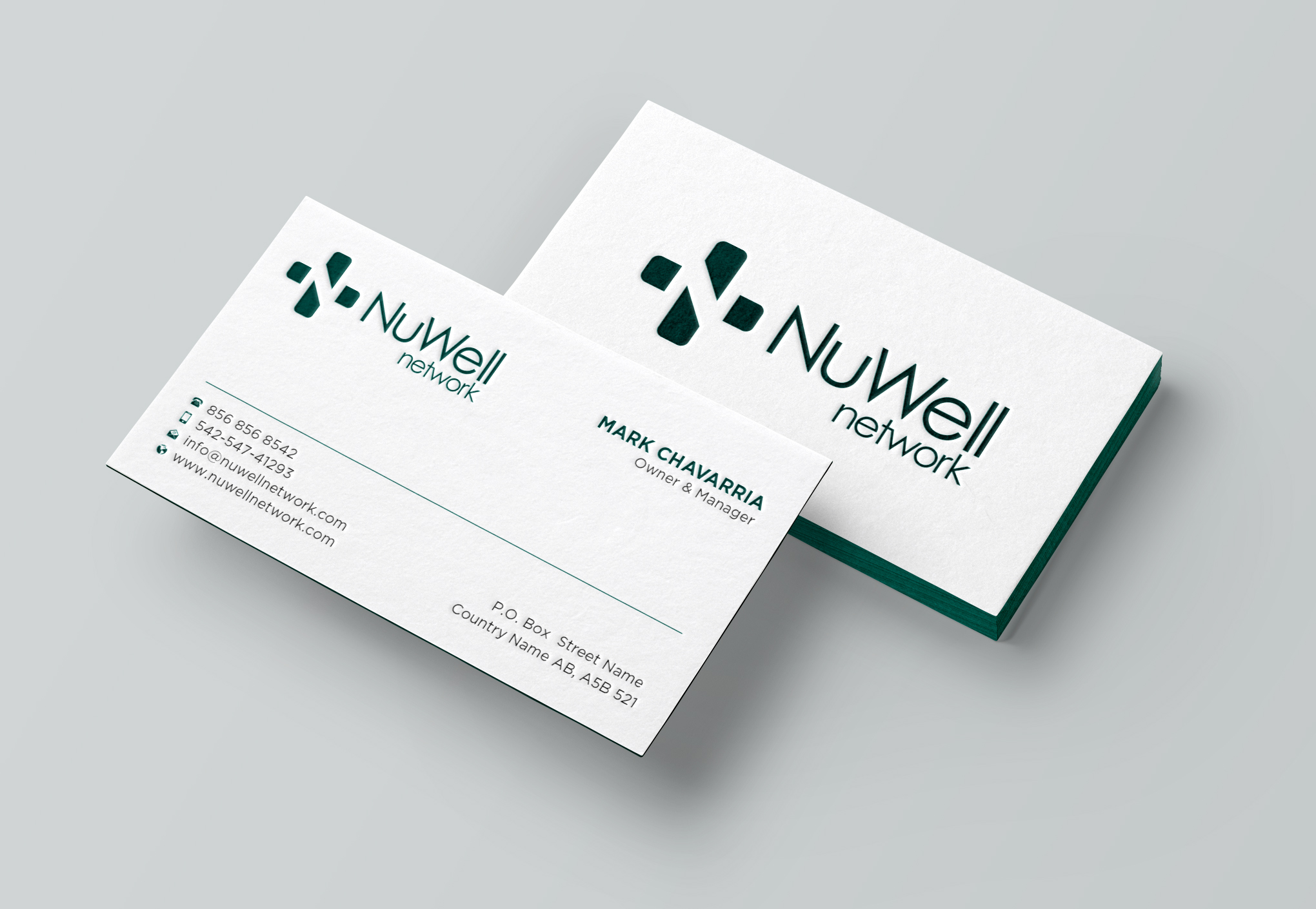 Visitenkarten-Design von Uttom 2 für NuWell Network  | Design #33118207