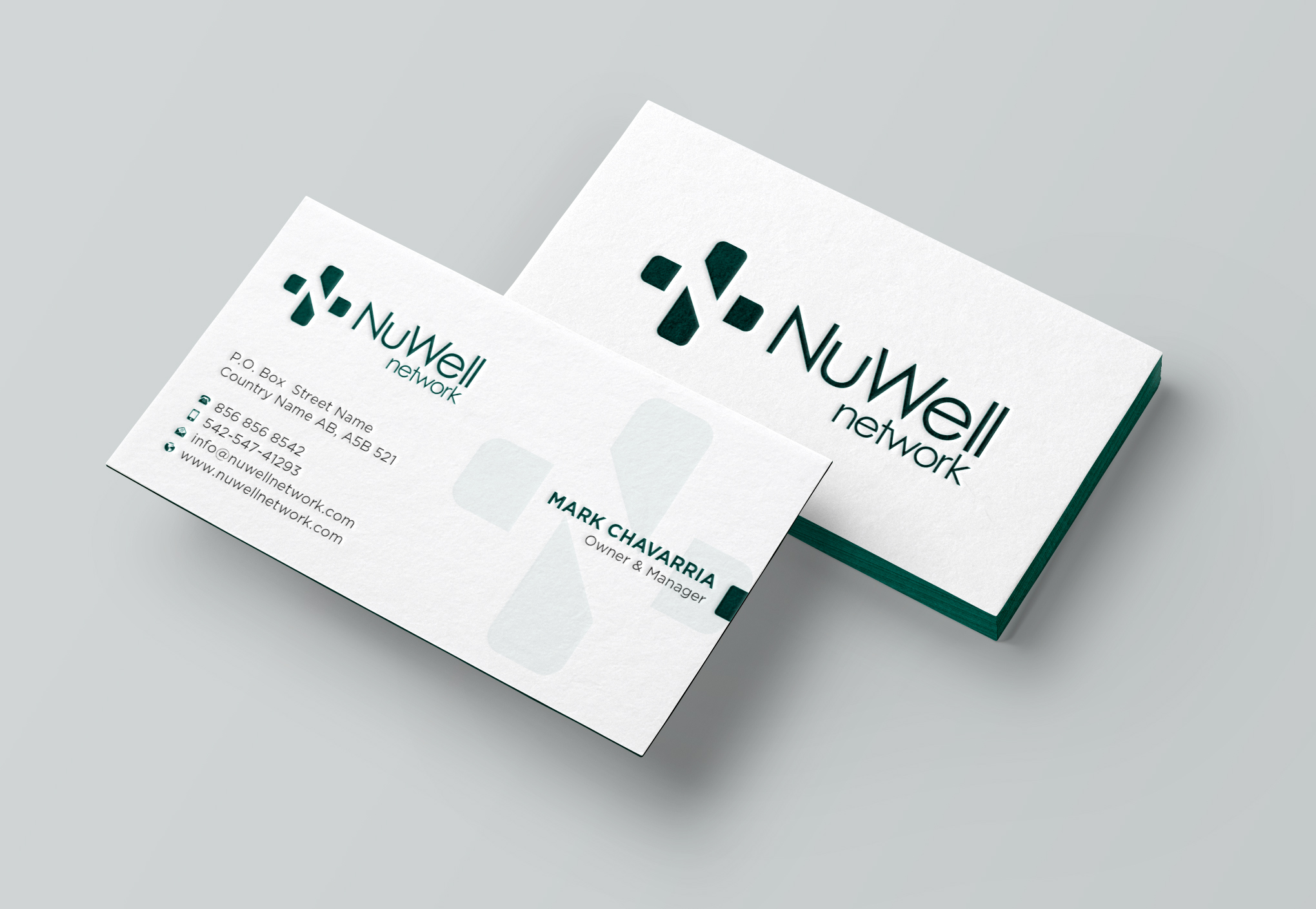 Visitenkarten-Design von Uttom 2 für NuWell Network  | Design #33118213