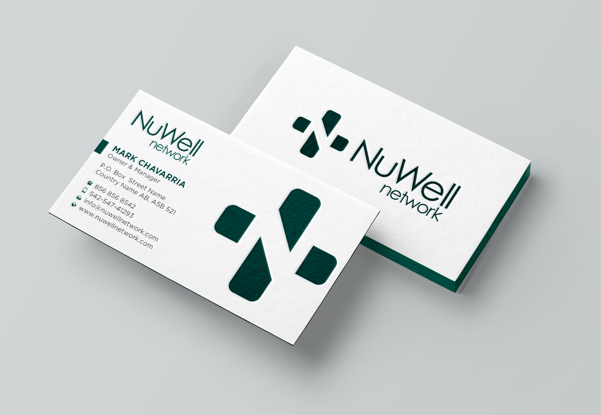 Visitenkarten-Design von Uttom 2 für NuWell Network  | Design #33118214
