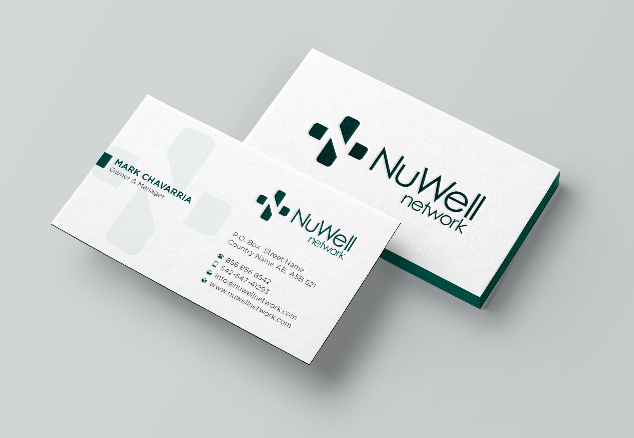 Diseño de Tarjeta de Presentación por Uttom 2 para NuWell Network  | Diseño #33118215