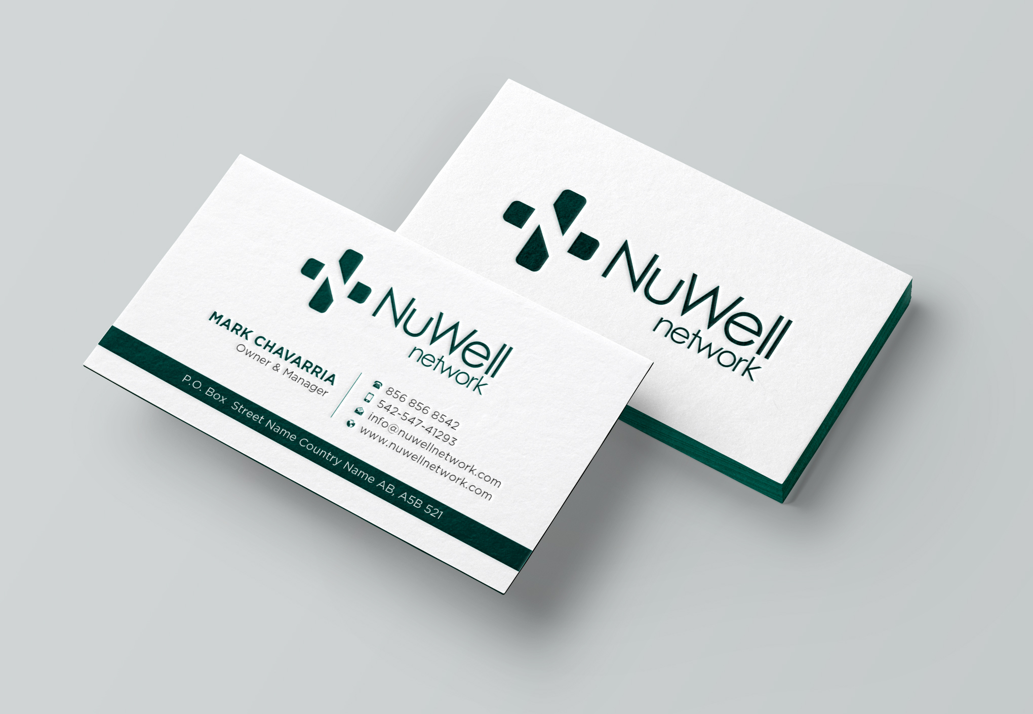 Visitenkarten-Design von Uttom 2 für NuWell Network  | Design #33118216