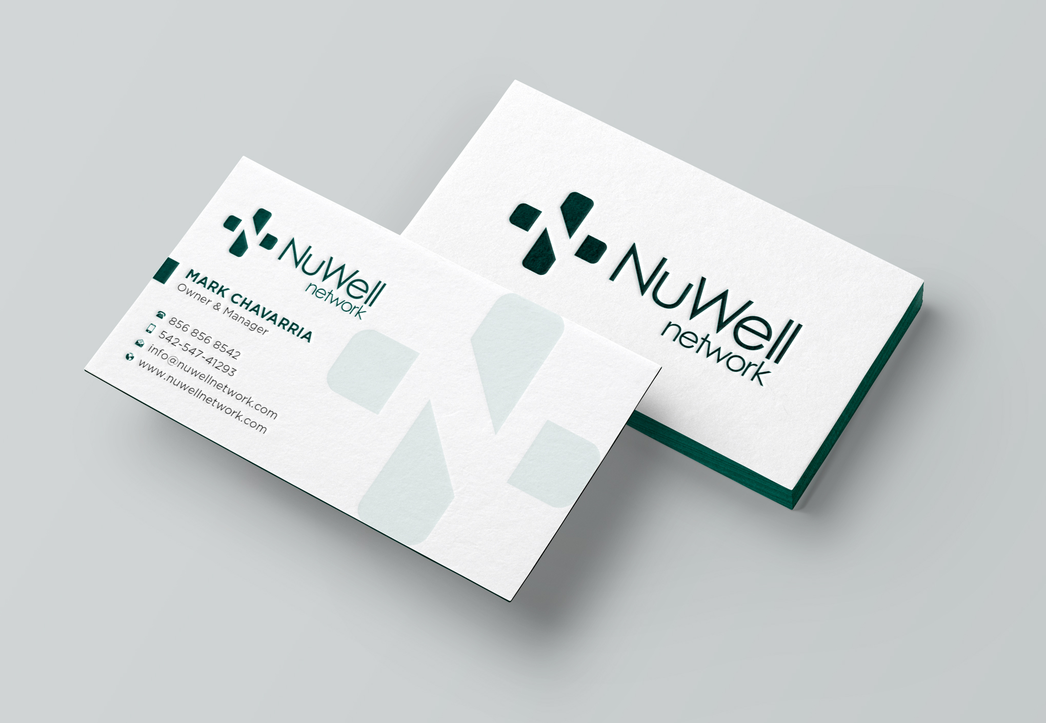 Visitenkarten-Design von Uttom 2 für NuWell Network  | Design #33118217