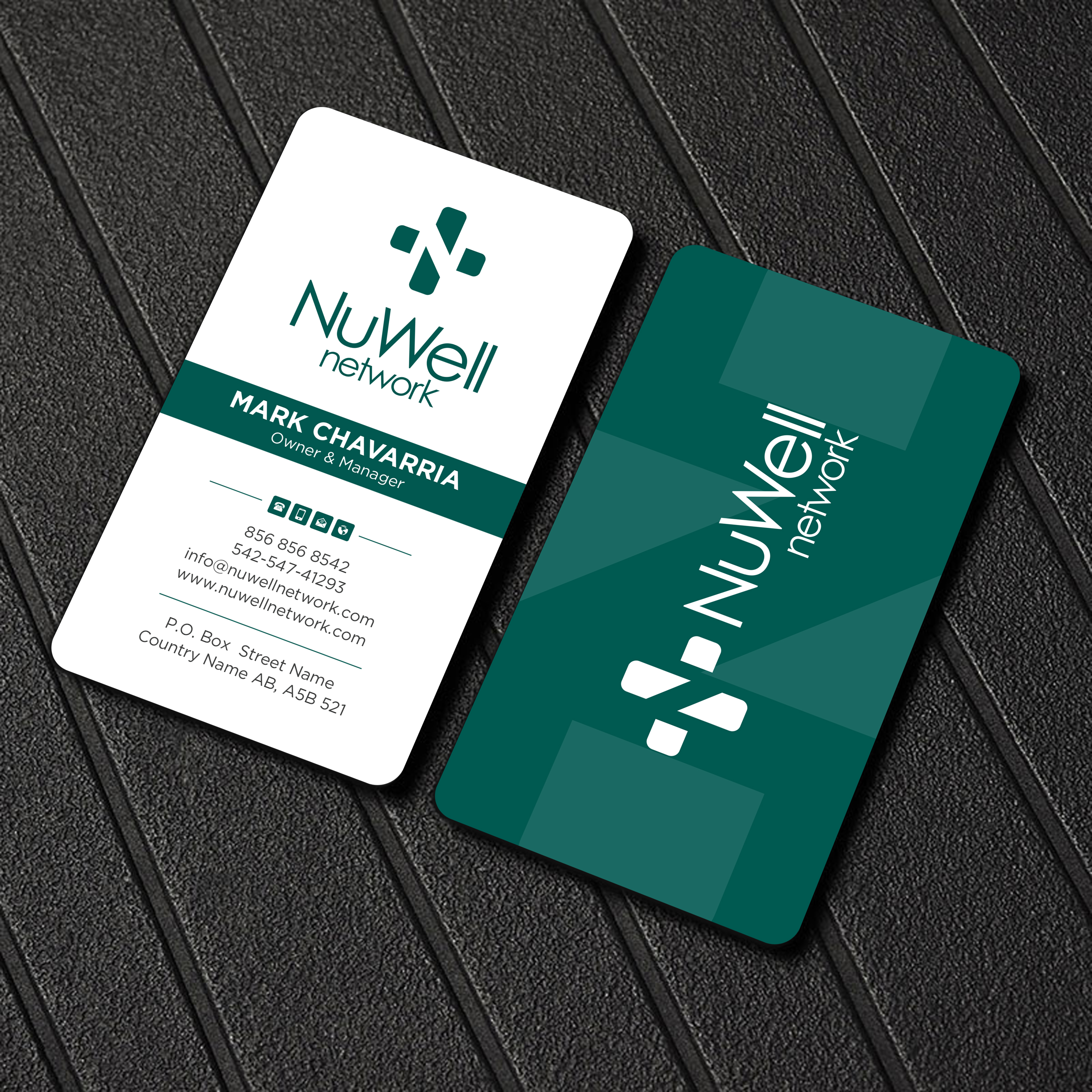Business Card Design by Uttom 2 for NuWell Network  | Design #33118265