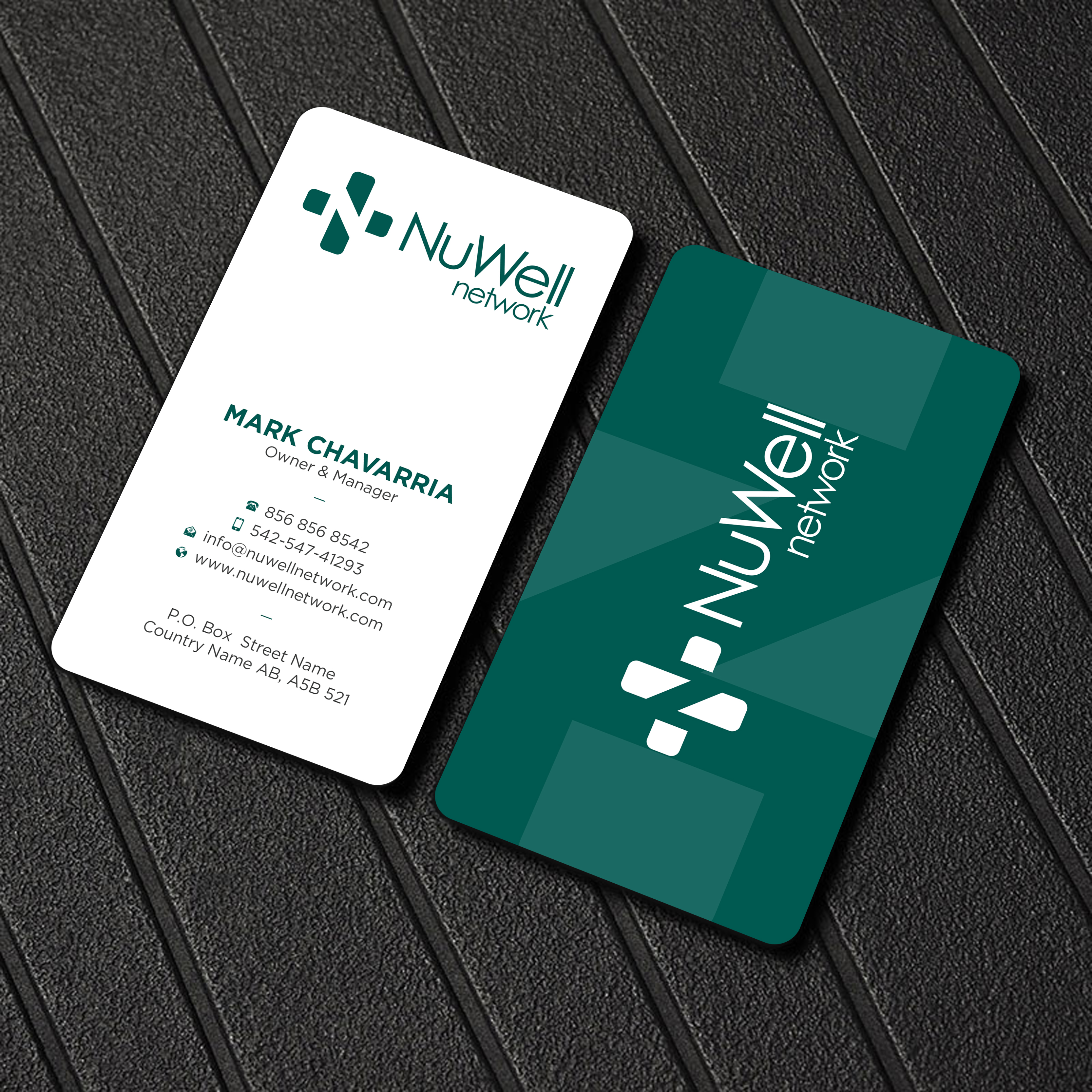 Visitenkarten-Design von Uttom 2 für NuWell Network  | Design #33118266
