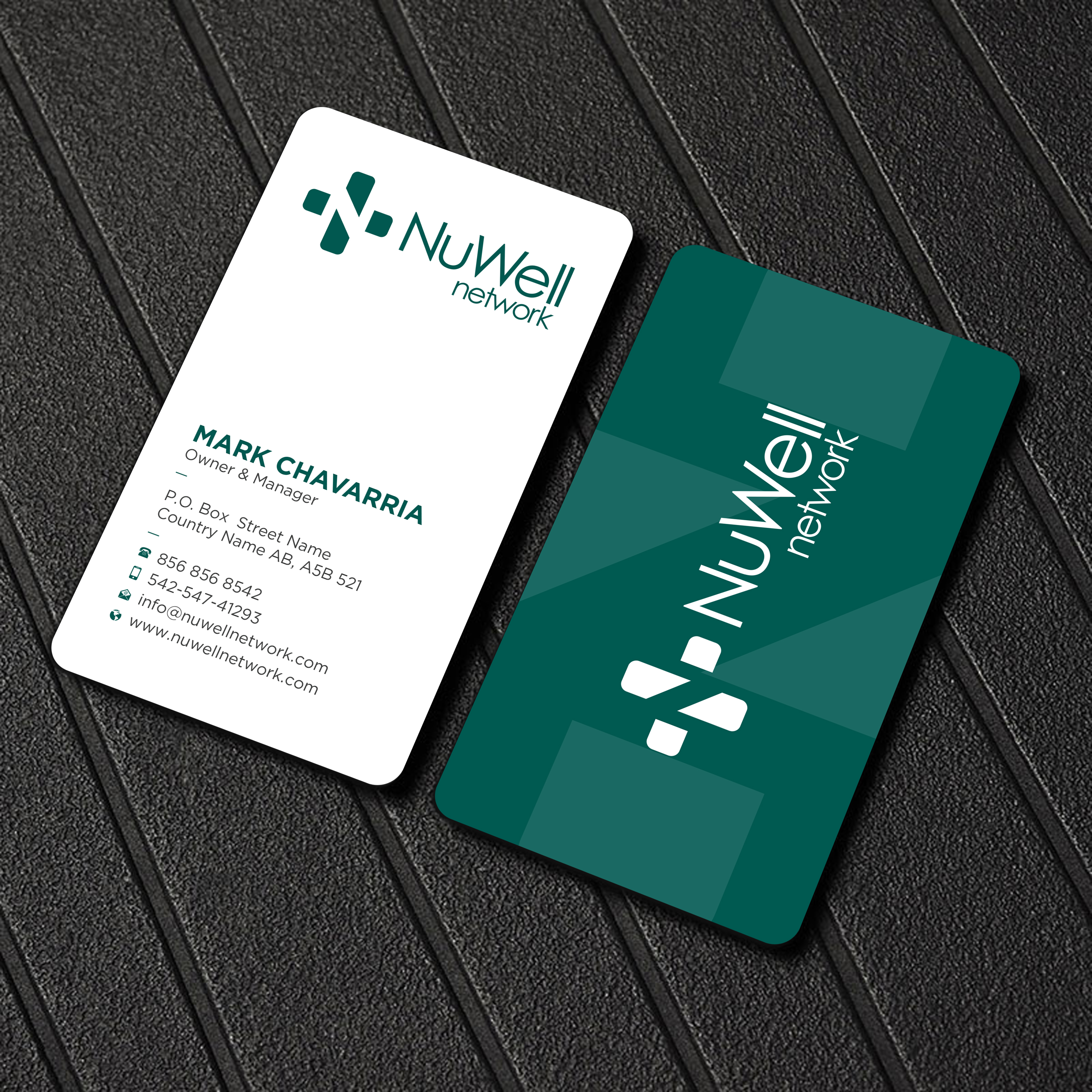 Visitenkarten-Design von Uttom 2 für NuWell Network  | Design #33118267