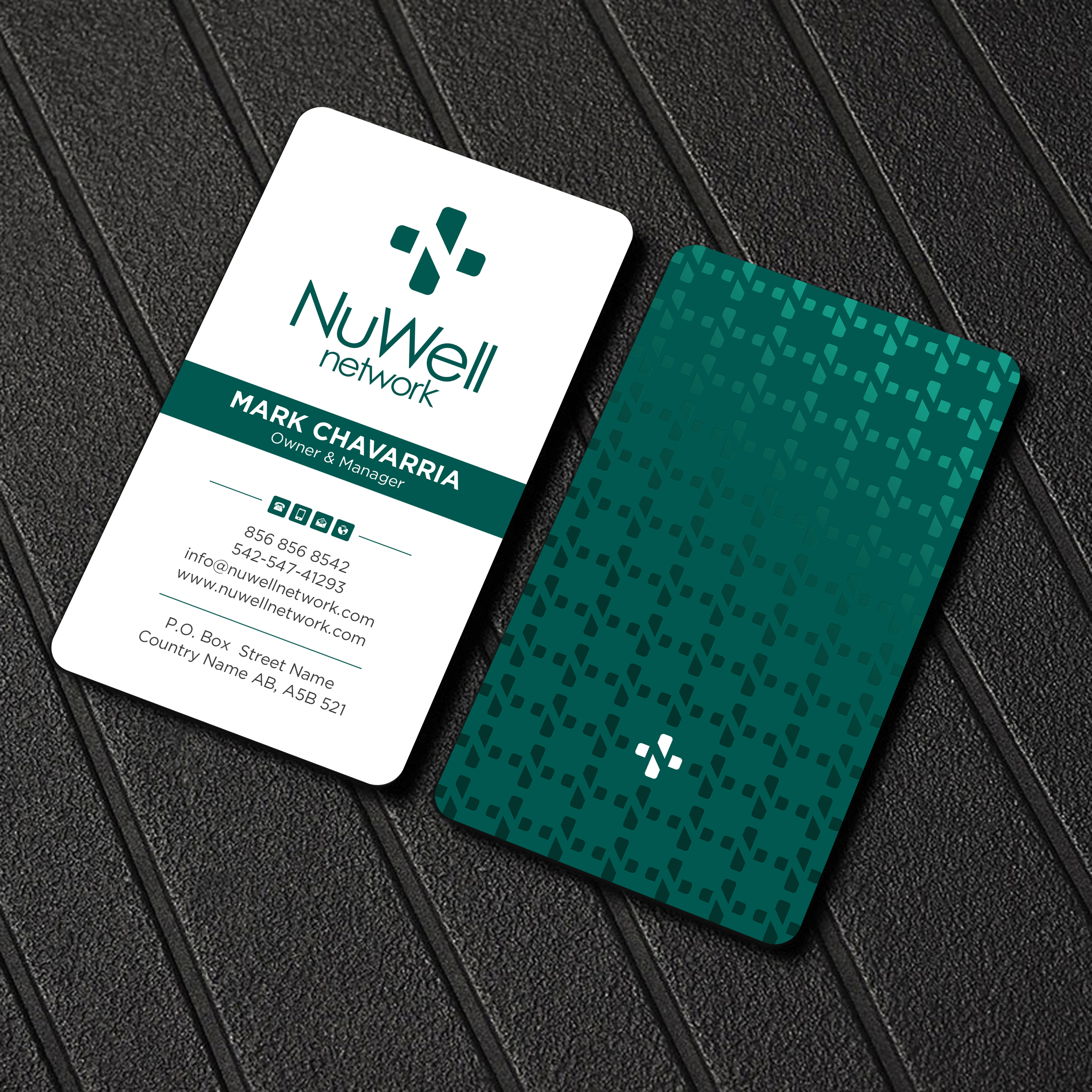 Business Card Design by Uttom 2 for NuWell Network  | Design #33118293
