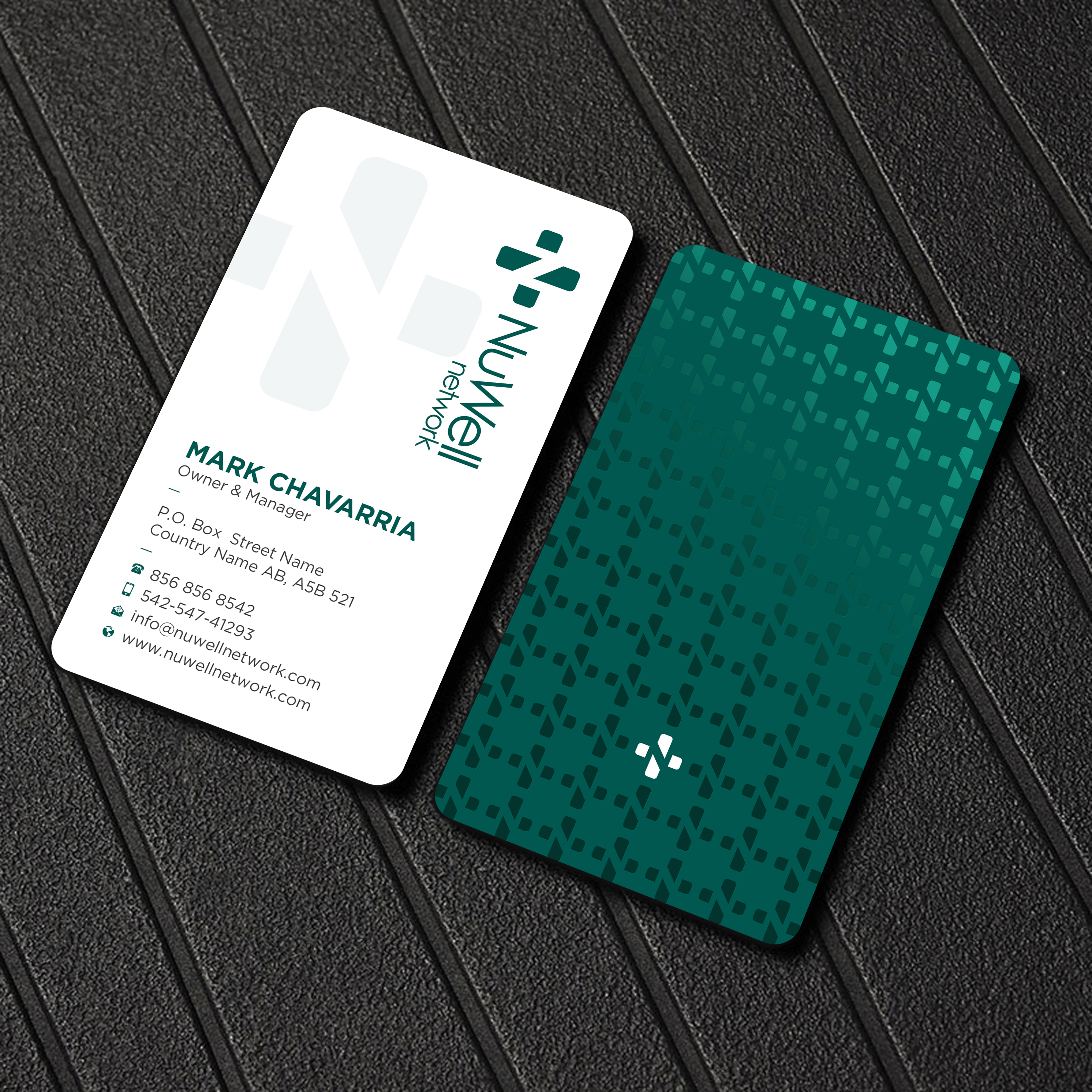 Visitenkarten-Design von Uttom 2 für NuWell Network  | Design #33118297