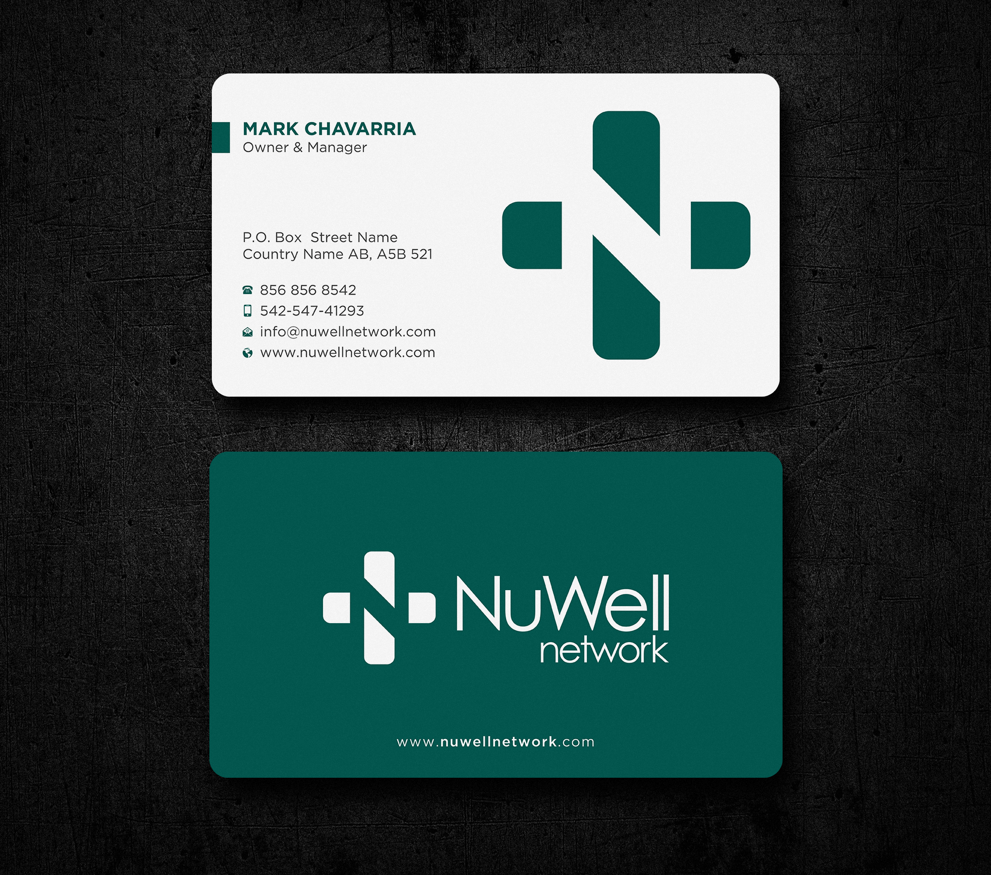 Business Card Design by Uttom 2 for NuWell Network  | Design #33118546
