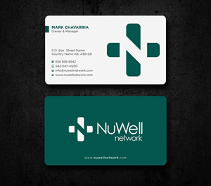Business Card Design by Uttom 2 for NuWell Network  | Design: #33118546