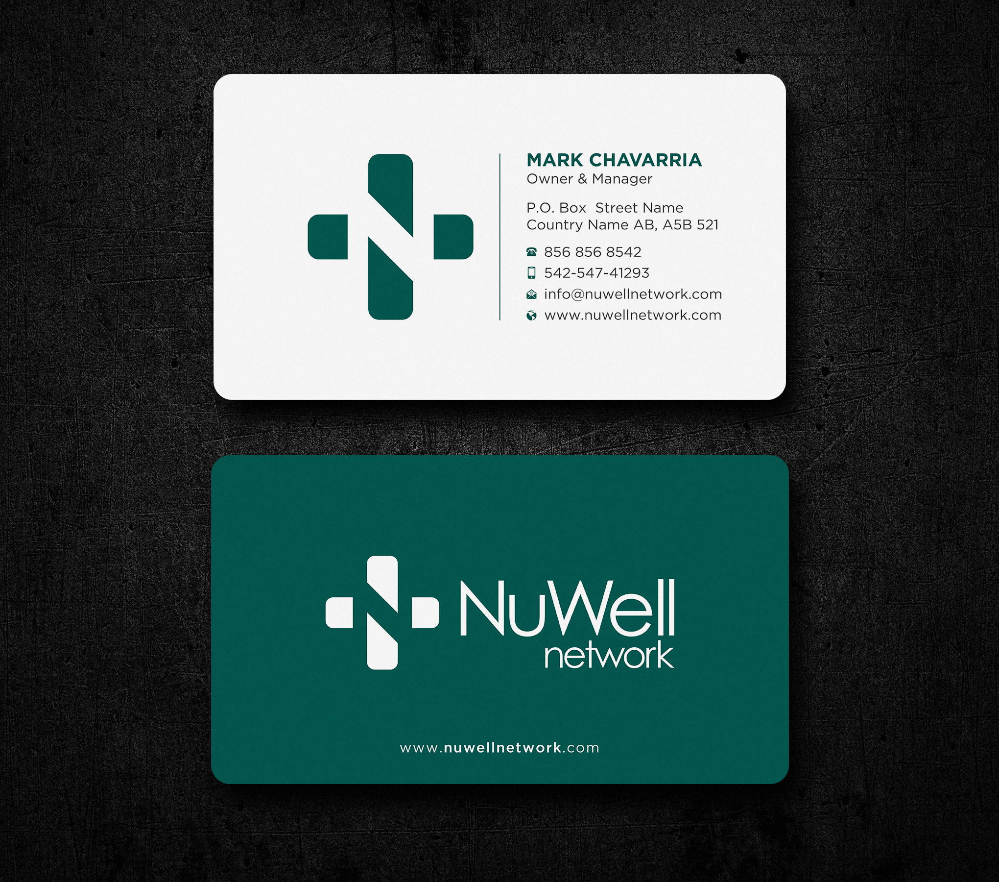 Diseño de Tarjeta de Presentación por Uttom 2 para NuWell Network  | Diseño #33118548